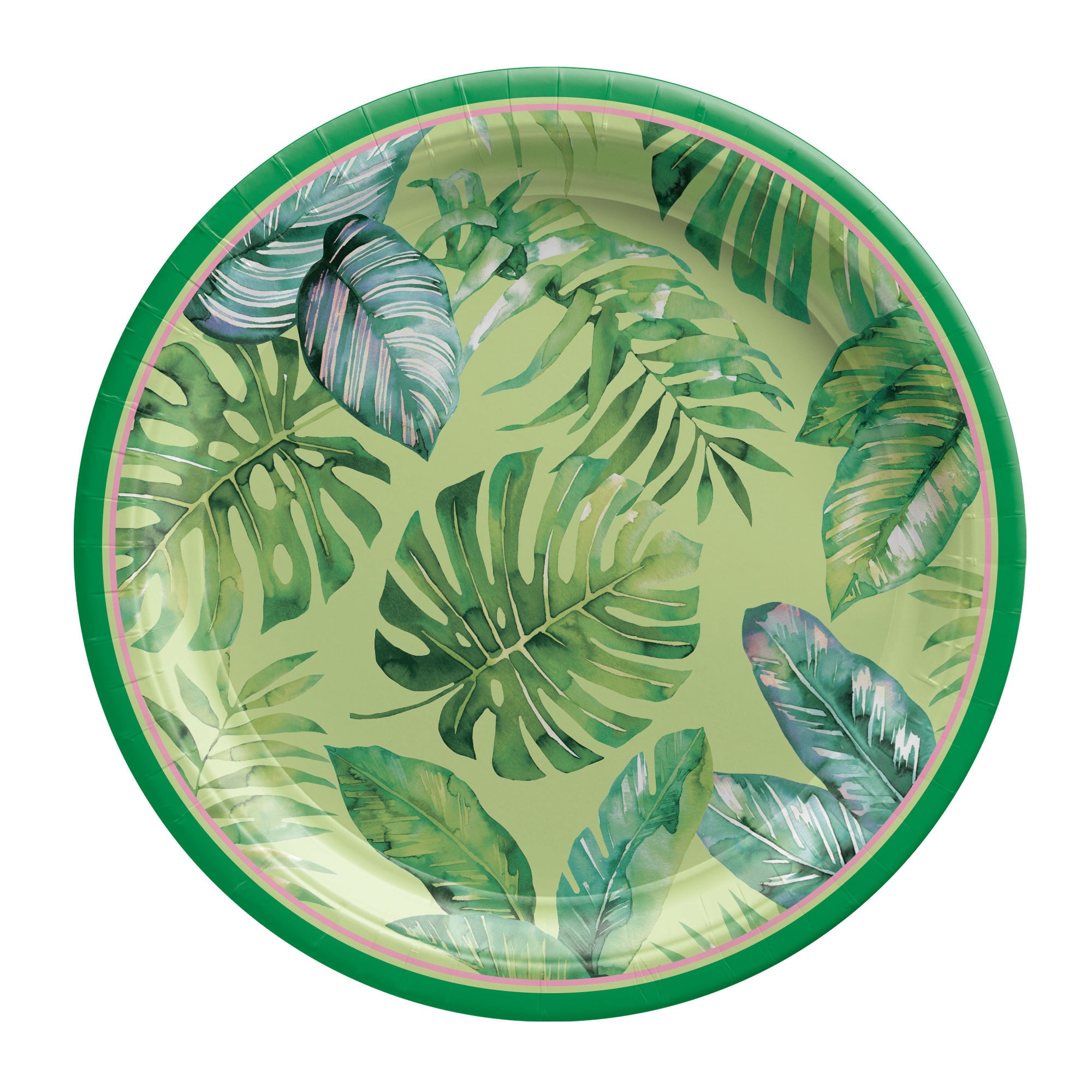 Royal Palm Paper Lunch Plates. 8ct - Image 2