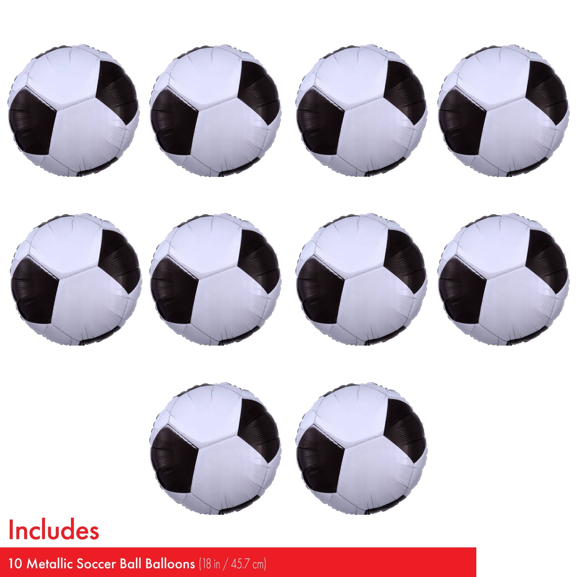 Soccer Balloon Bouquet. 10pc - Image 4