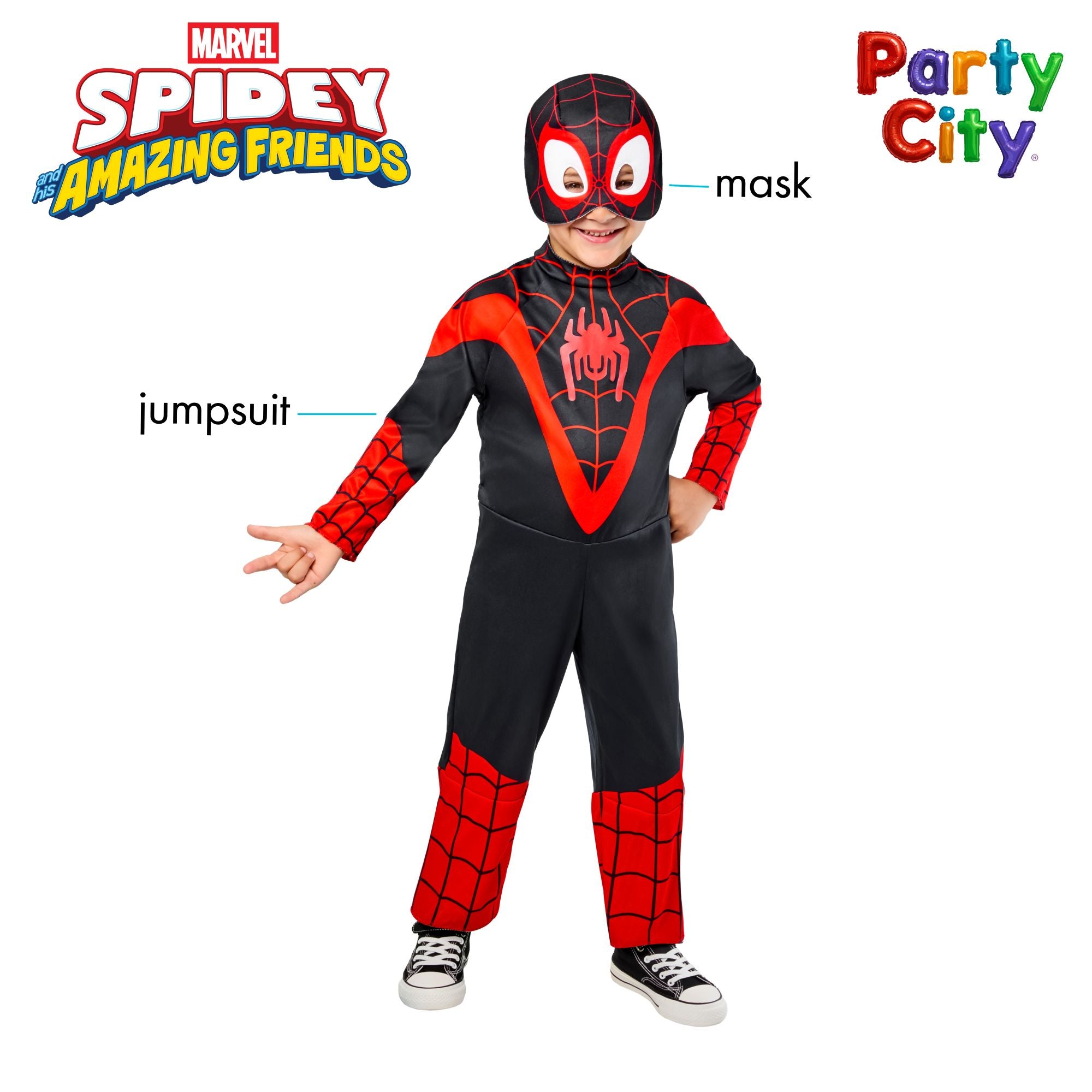 Marvel Miles Morales Spider-Man Costume for Toddlers - Image 7