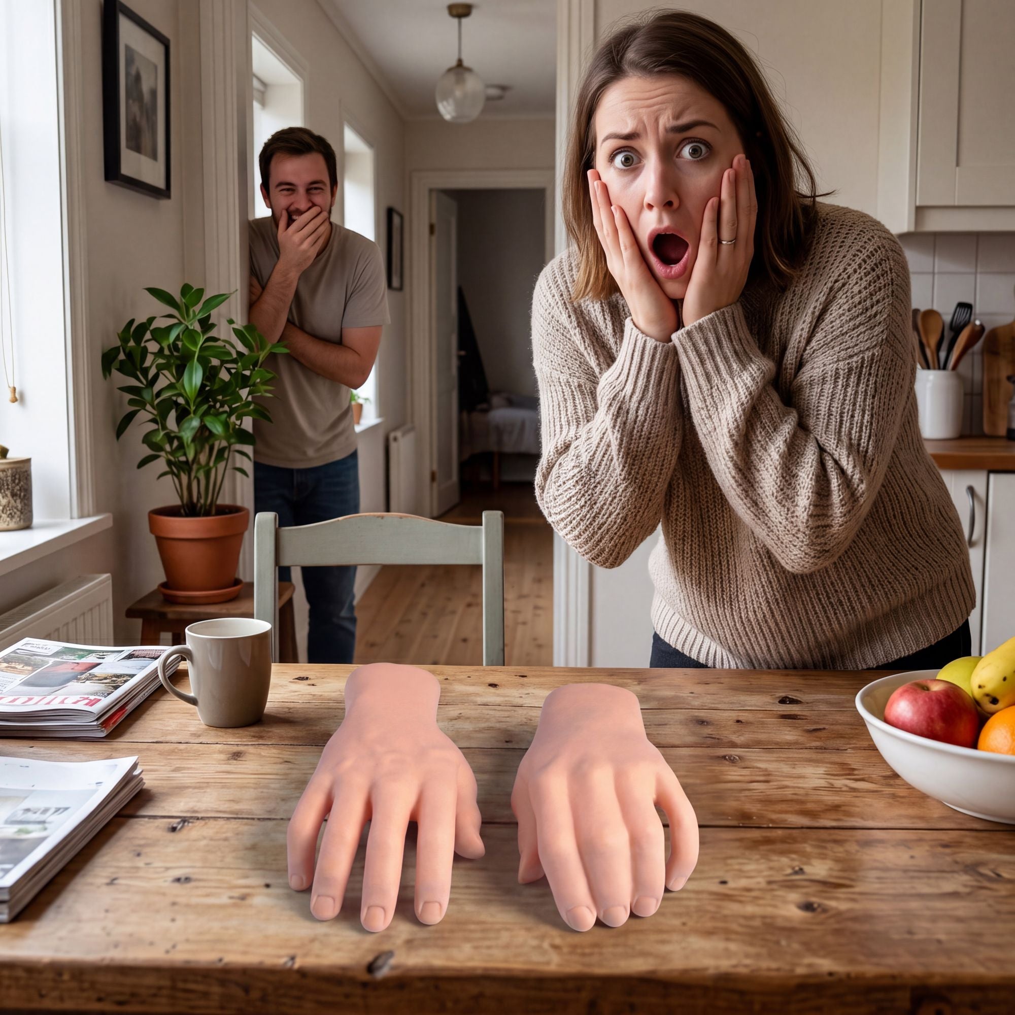 Adult Life-Size Stage Hands - Image 2