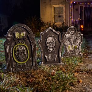 17-Inch Halloween Tombstone Assortment