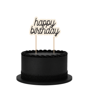 Birthday Chic Cake Topper