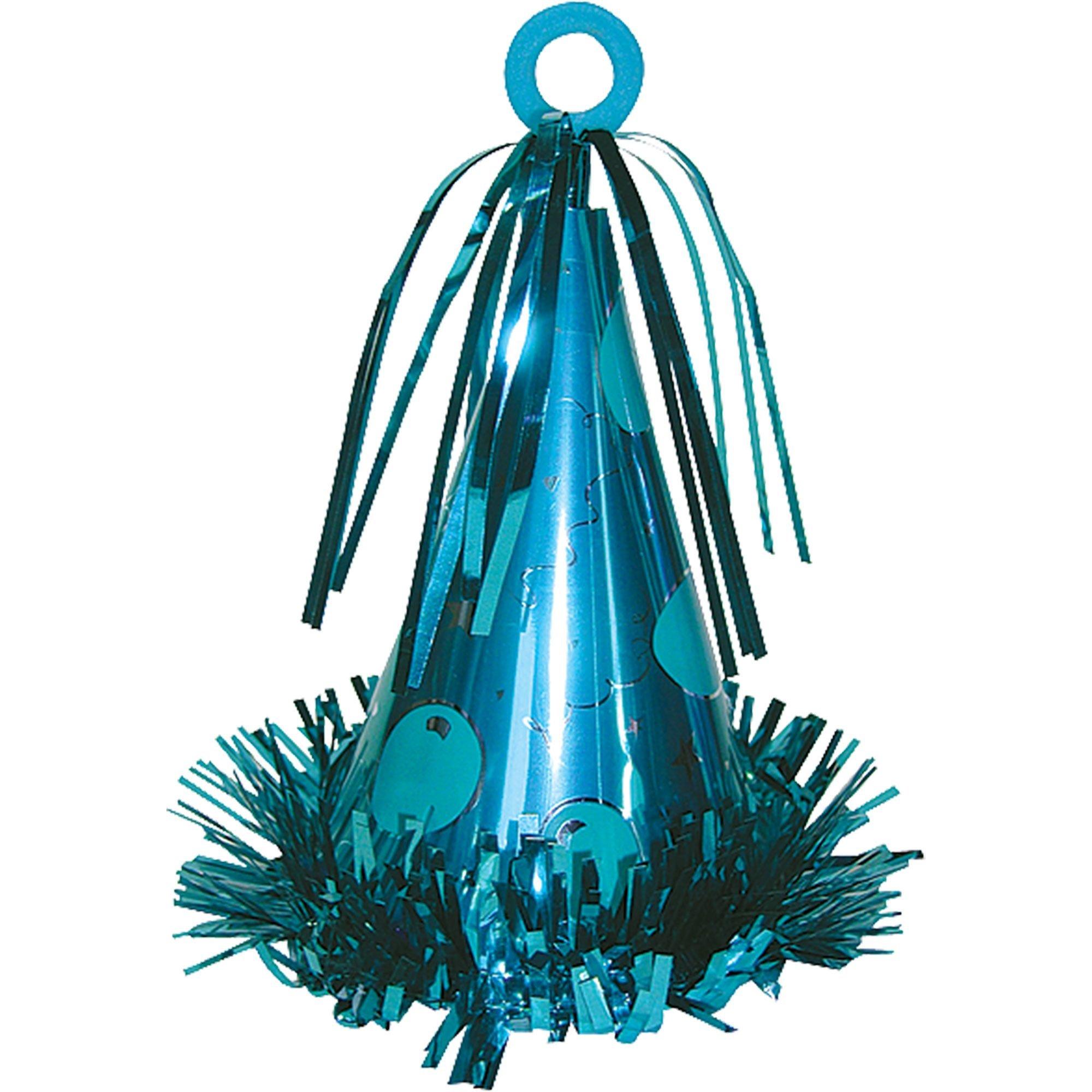 Party Hat Balloon Weight. 6oz. Assorted Colors - Image 3