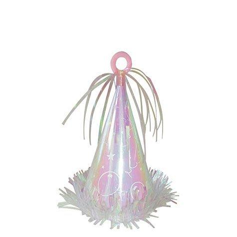 Party Hat Balloon Weight. 6oz. Assorted Colors - Image 7