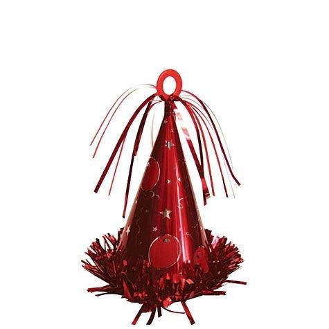 Party Hat Balloon Weight. 6oz. Assorted Colors - Image 11