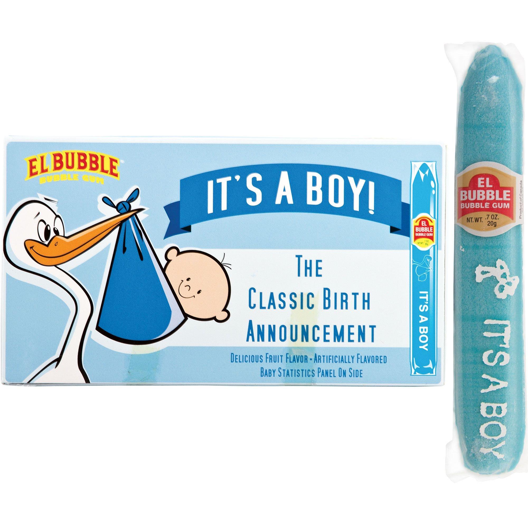 Baby Shower Bubble Gum Cigars 36ct. Assorted Colors