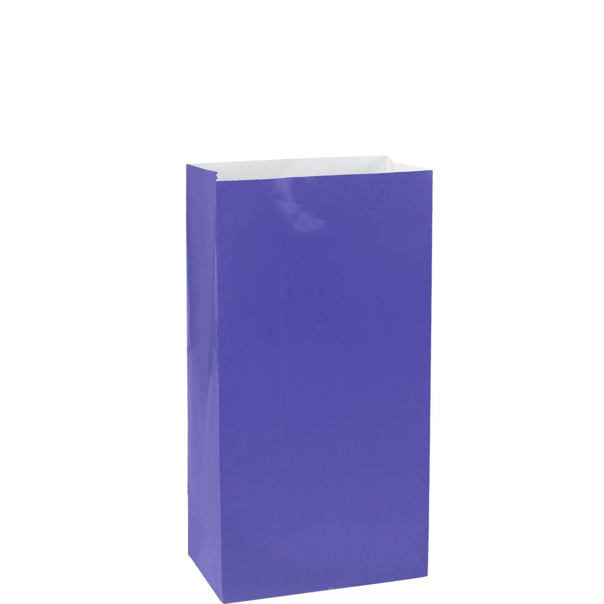 Medium Paper Treat Bags. 12ct. Assorted Colors - Image 9