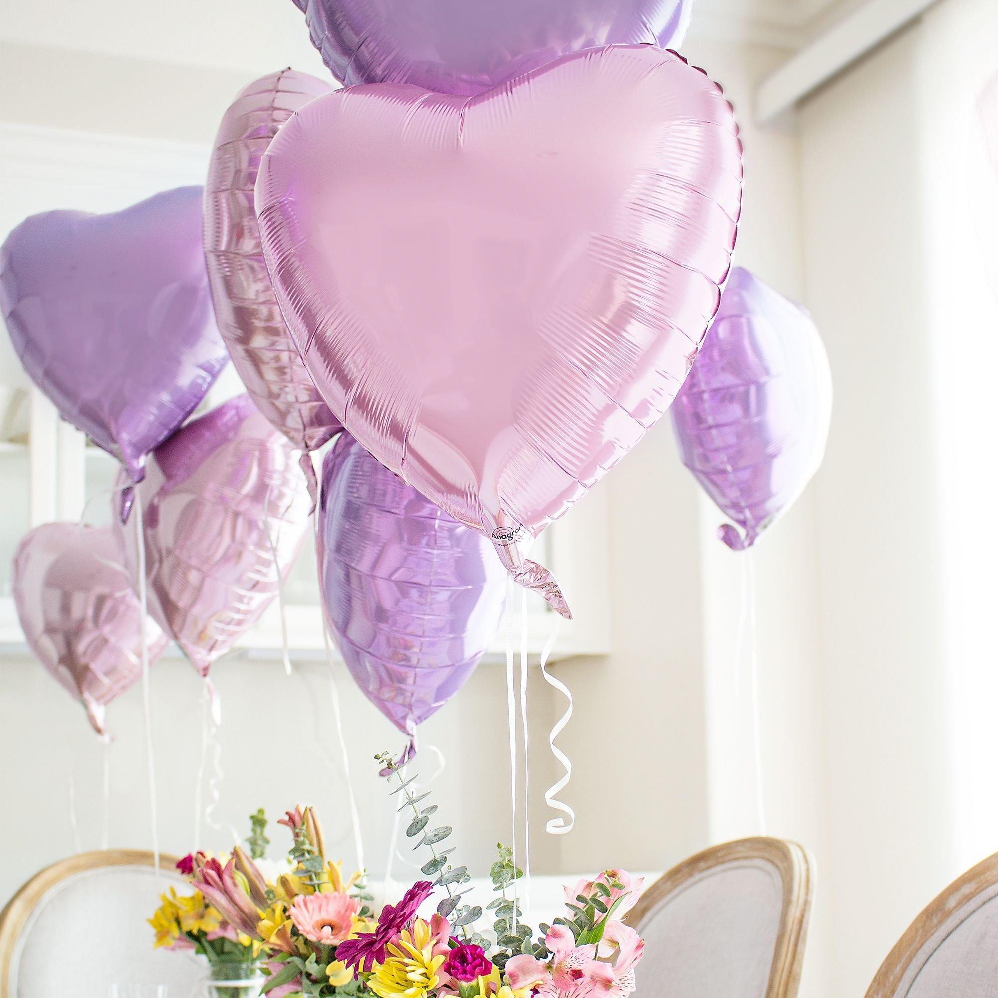 Heart Balloon. 17in. Assorted Colors - Image 27