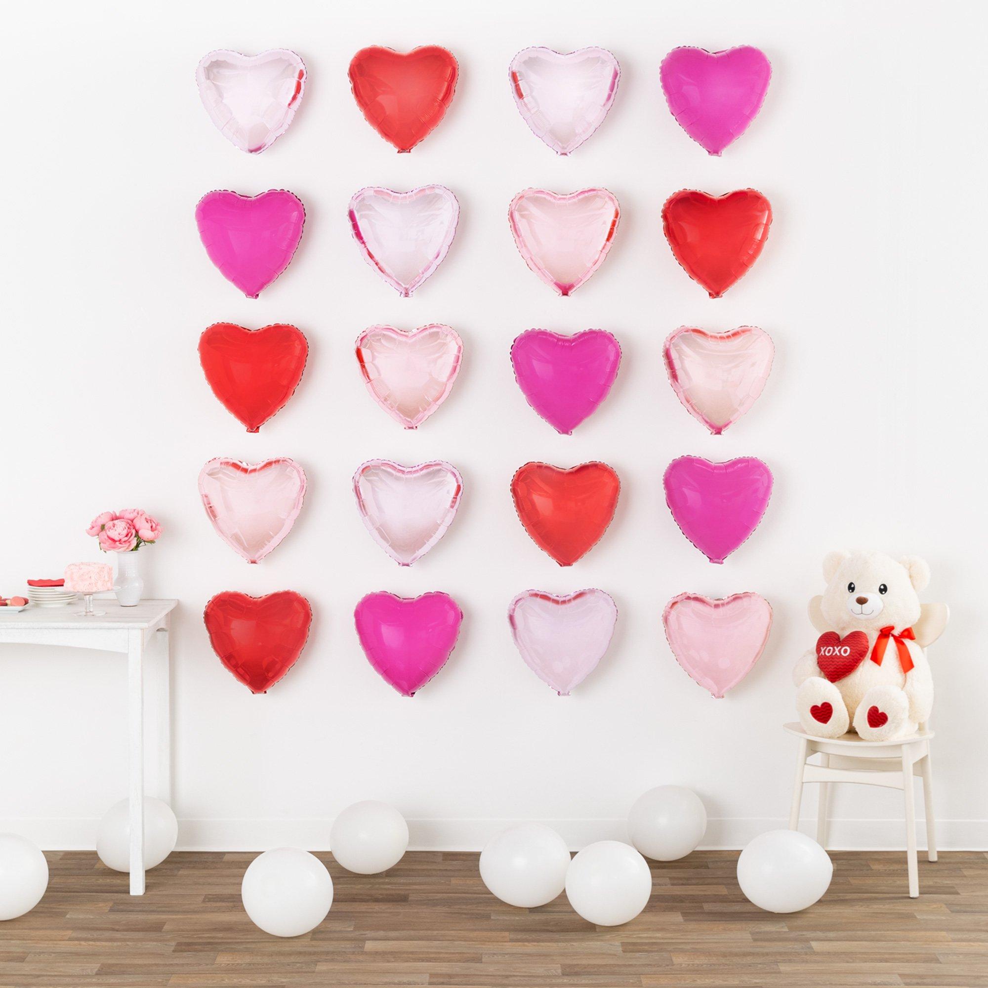 Heart Balloon. 17in. Assorted Colors - Image 21