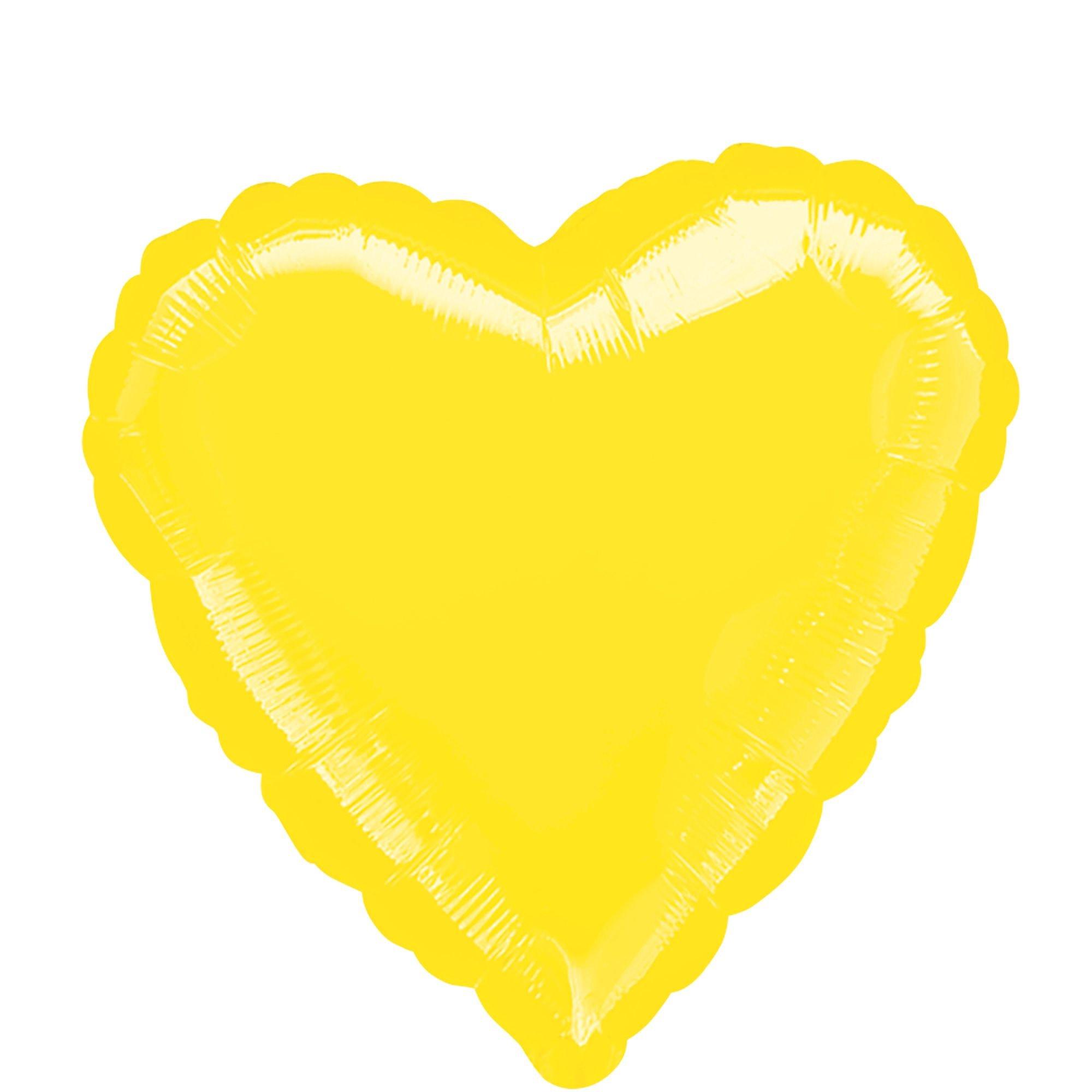 Heart Balloon. 17in. Assorted Colors - Image 8