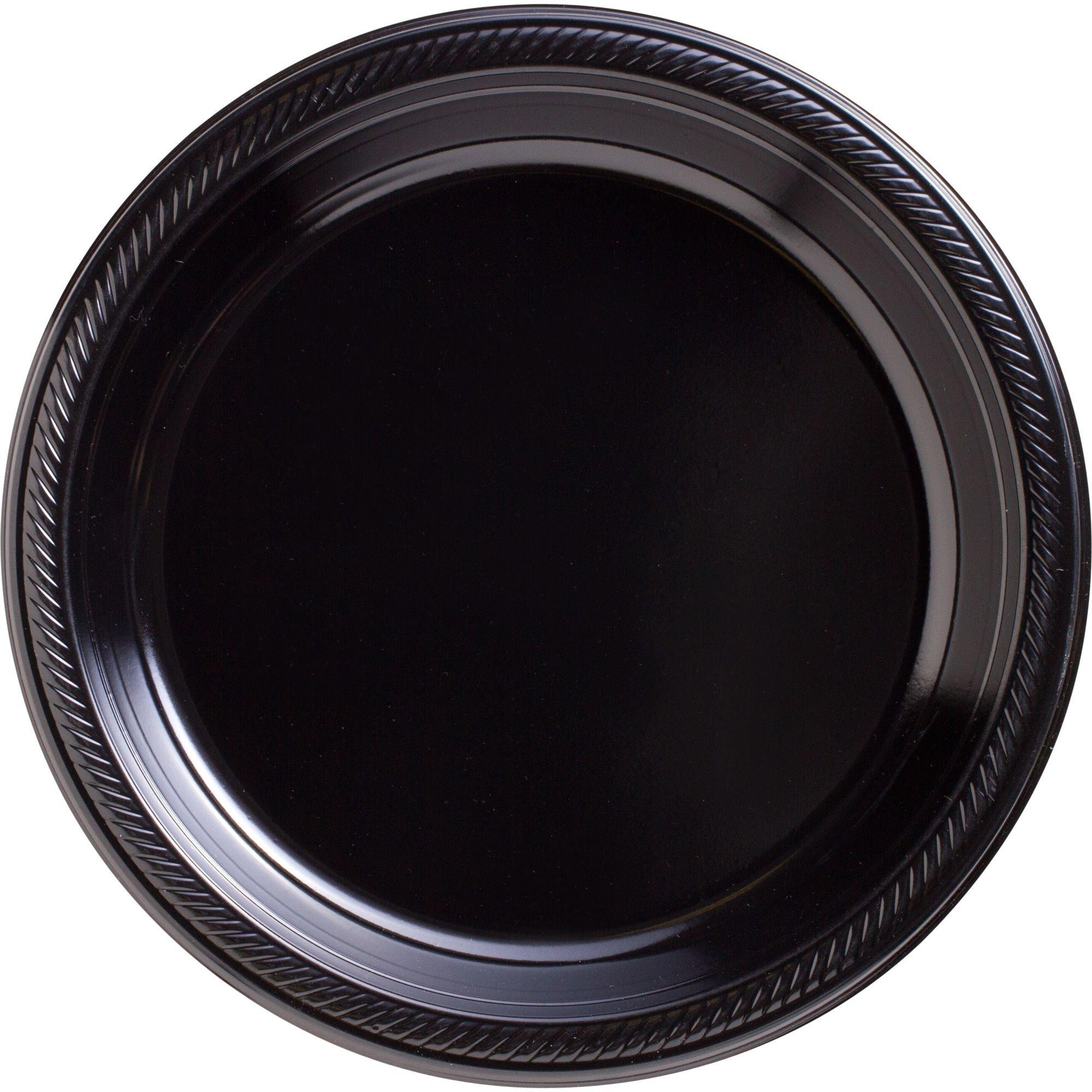 Plastic Dinner Plates. 10.25in. Assorted Colors. Multiple Counts - Image 4
