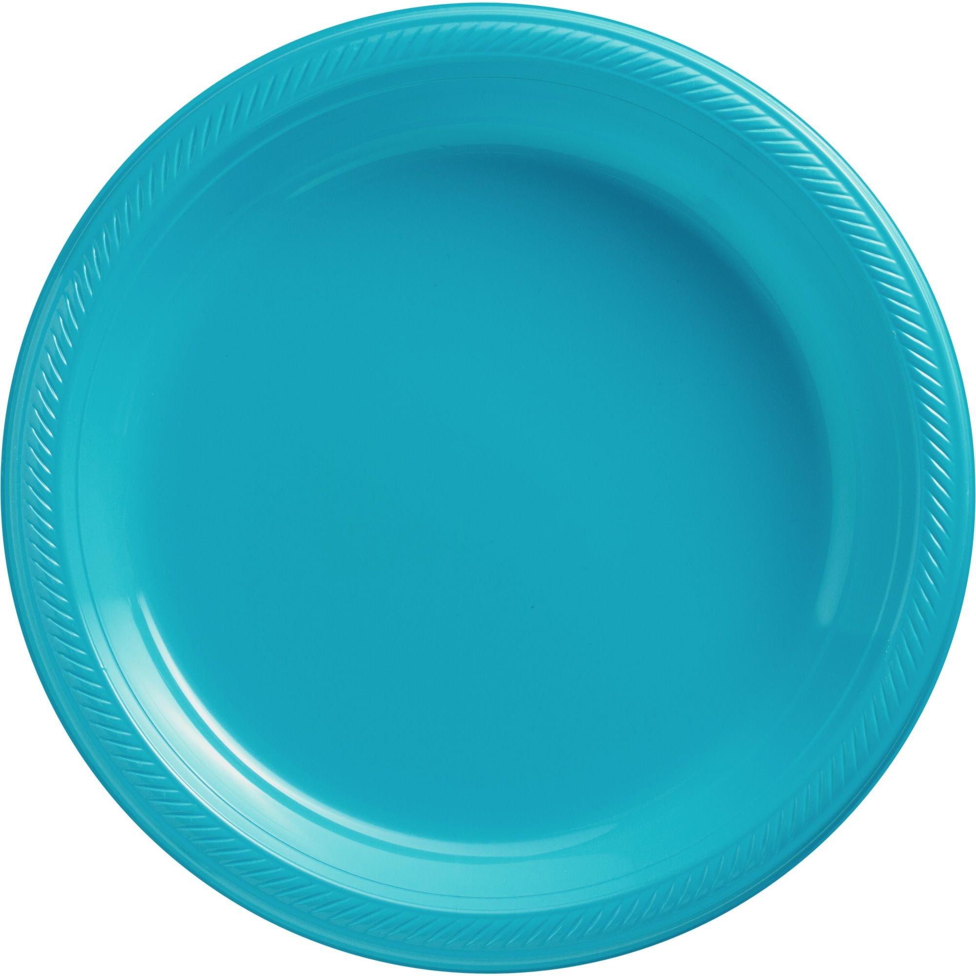 Plastic Dinner Plates. 10.25in. Assorted Colors. Multiple Counts - Image 9