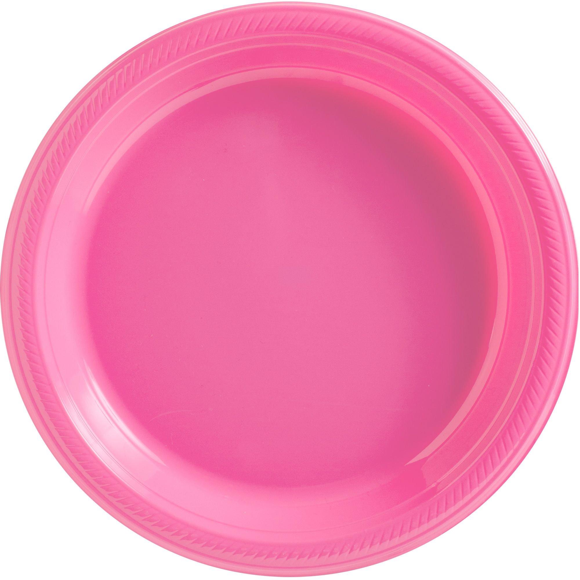 Plastic Dinner Plates. 10.25in. Assorted Colors. Multiple Counts - Image 30