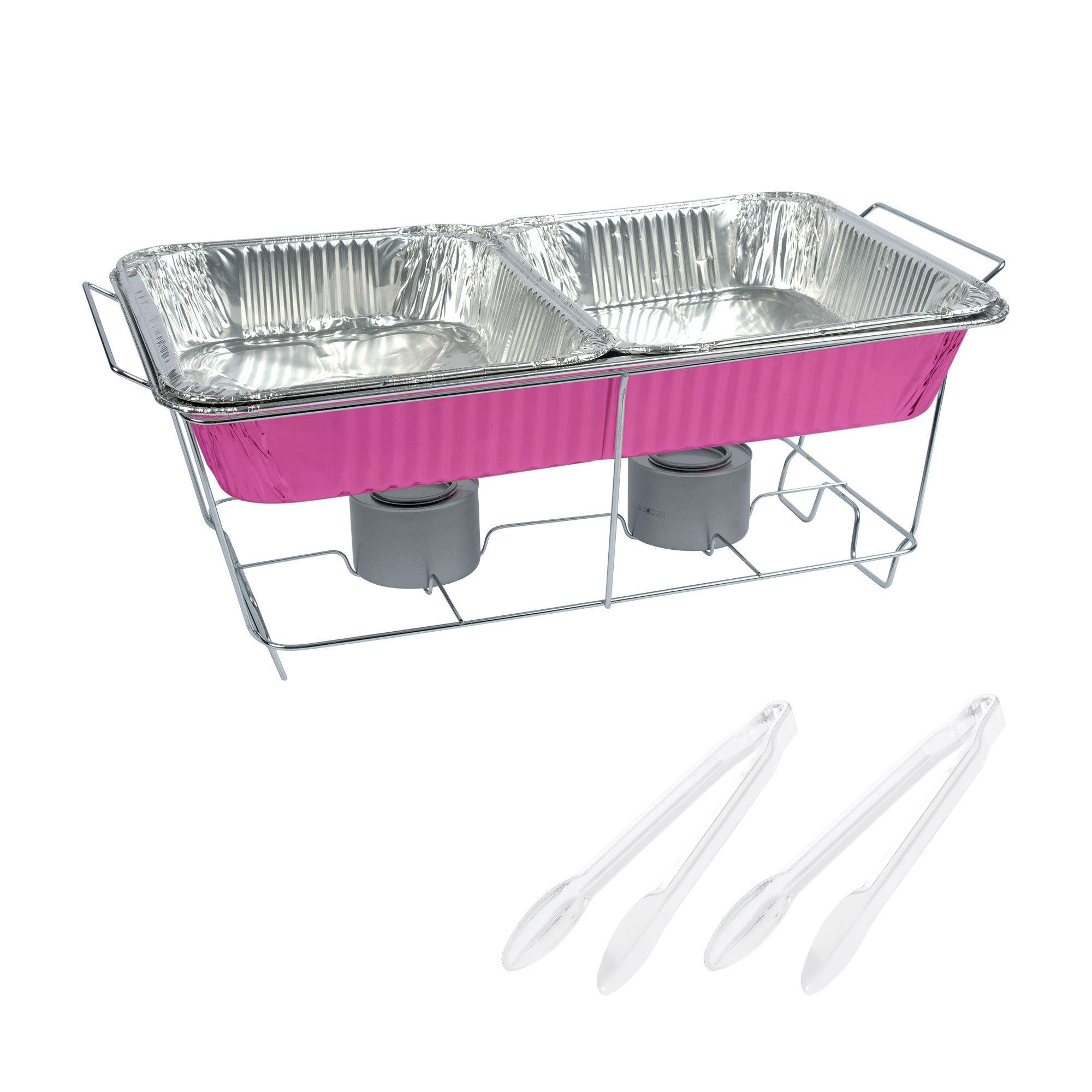 Chafing Dish Buffet Set. 8pc. Assorted Colors
