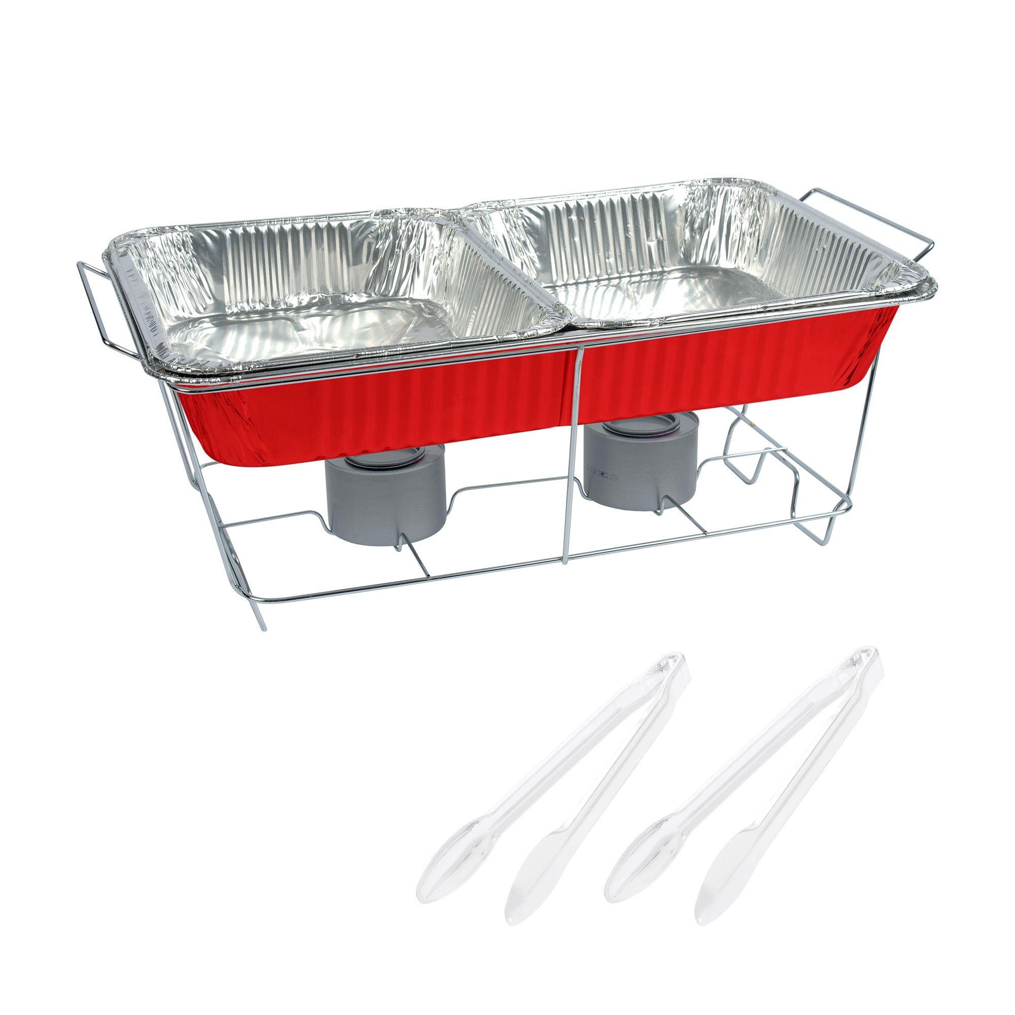 Chafing Dish Buffet Set. 8pc. Assorted Colors - Image 23