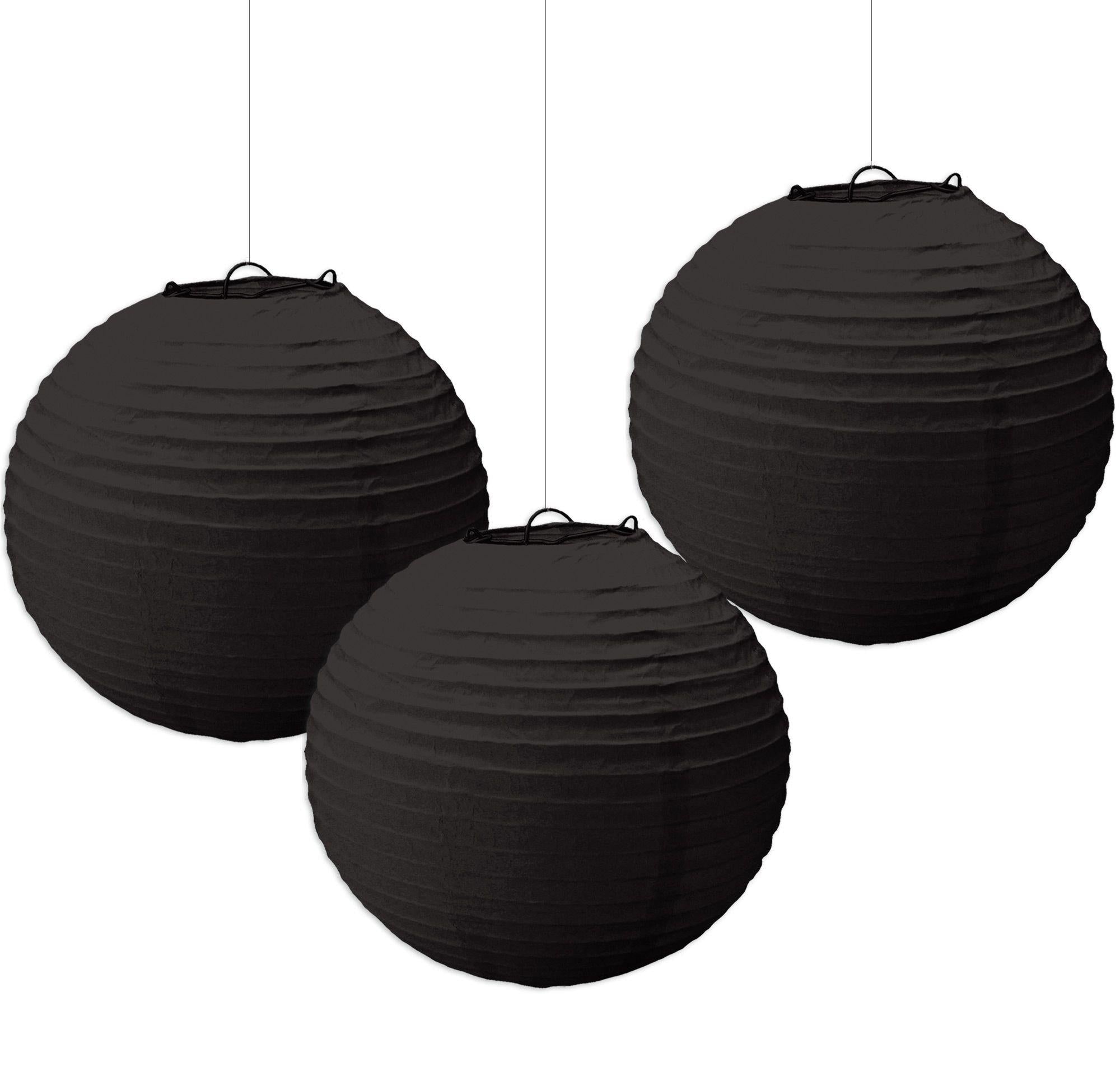 Paper Lanterns. 3ct. Assorted Colors - Image 2