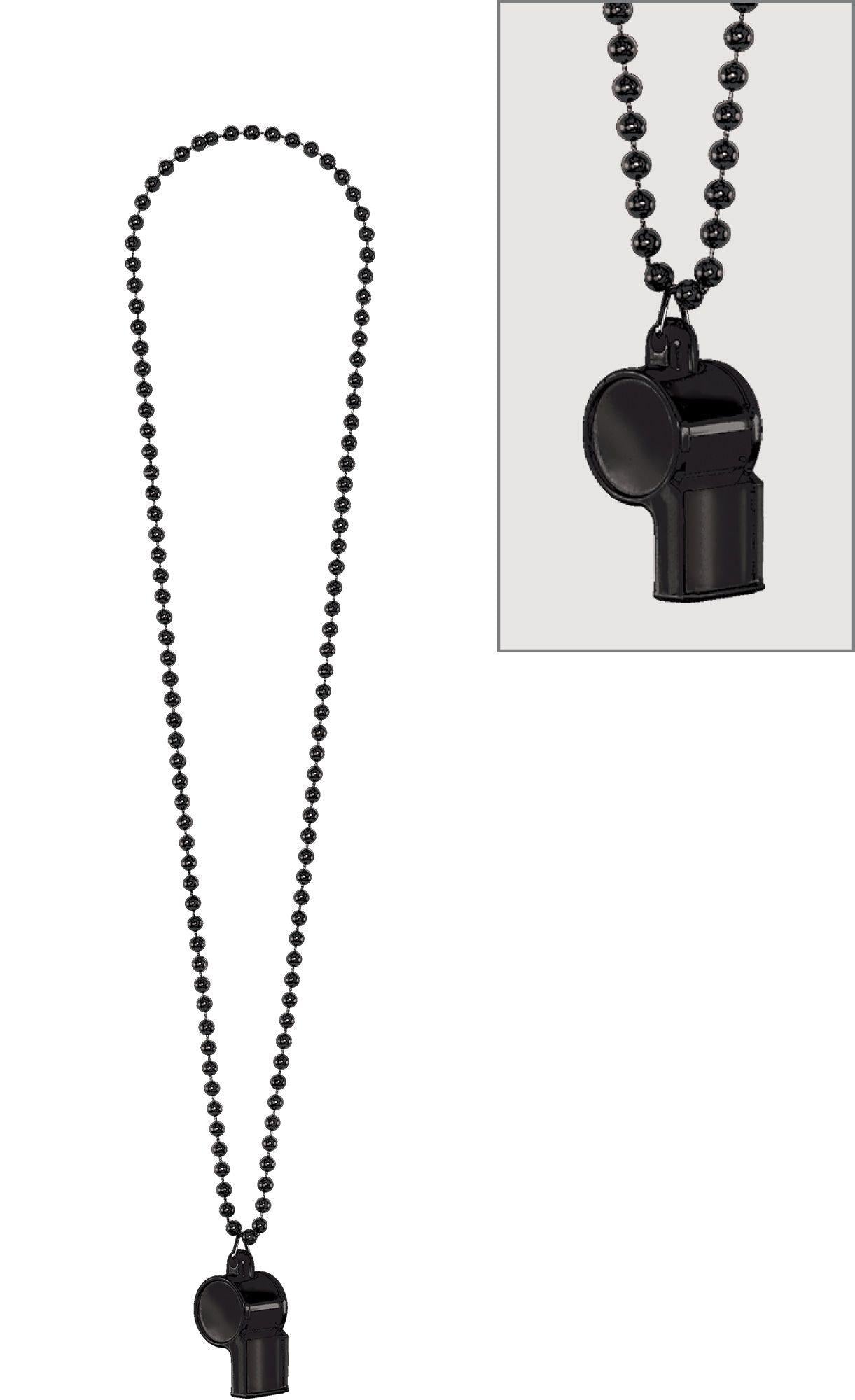 Party Beads with Whistle. Assorted Colors - Image 2