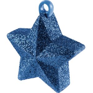 Glitter Star Balloon Weight. 6oz. Assorted Colors