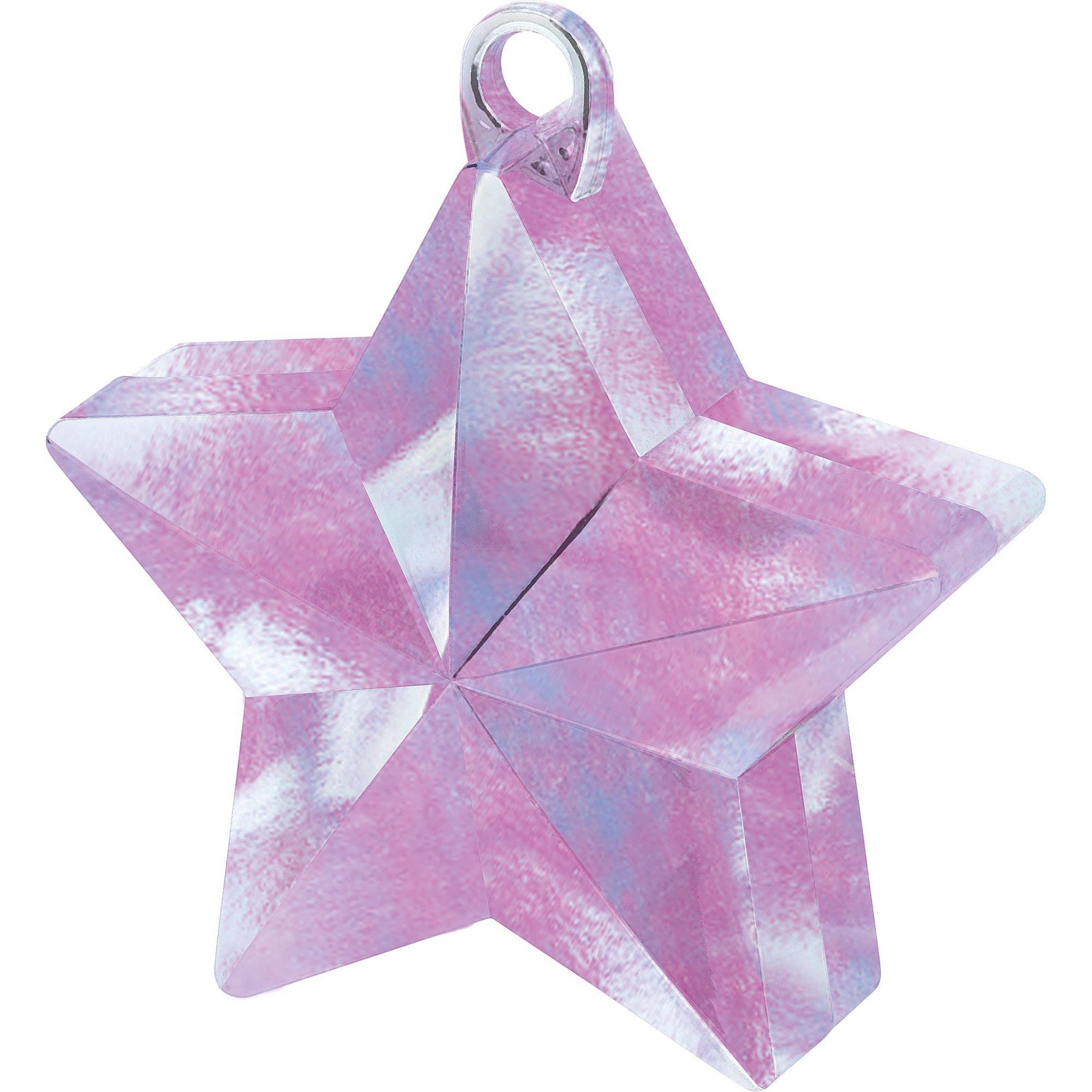 Star Balloon Weight. 6oz. Assorted Colors