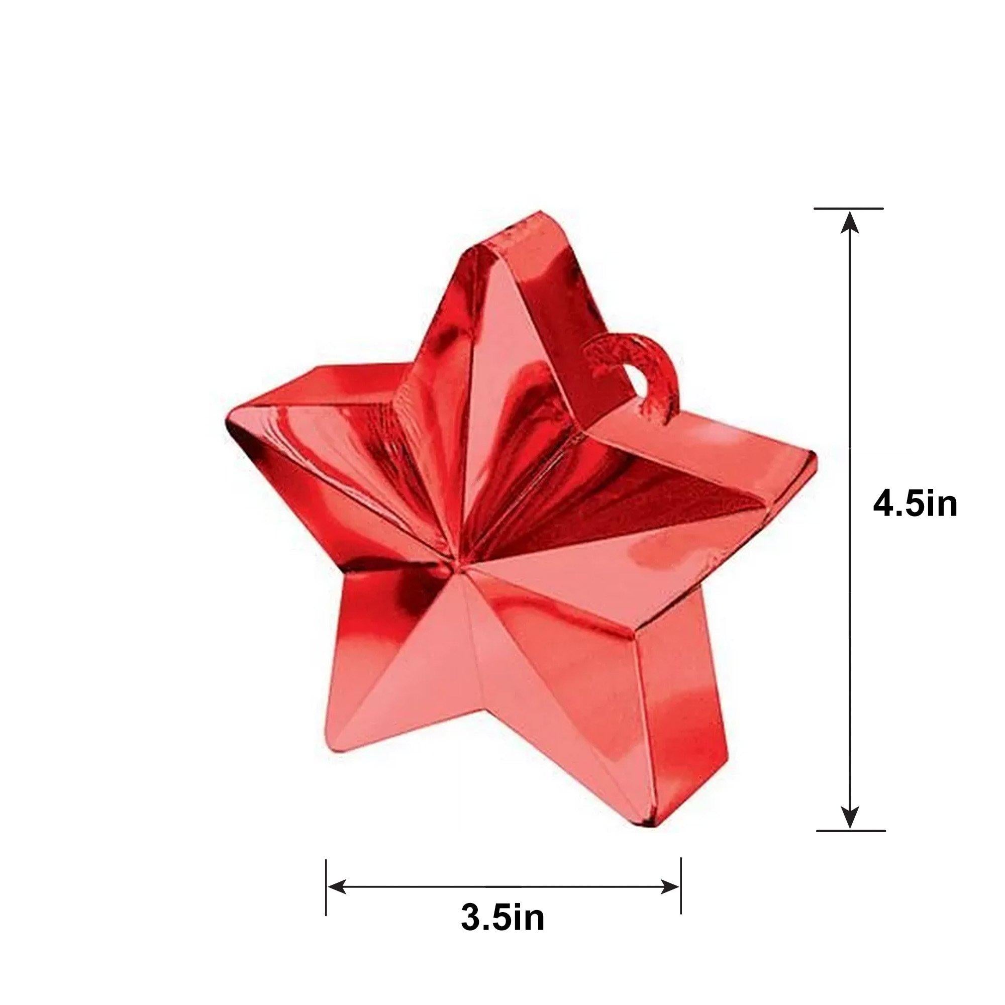 Star Balloon Weight. 6oz. Assorted Colors - Image 15