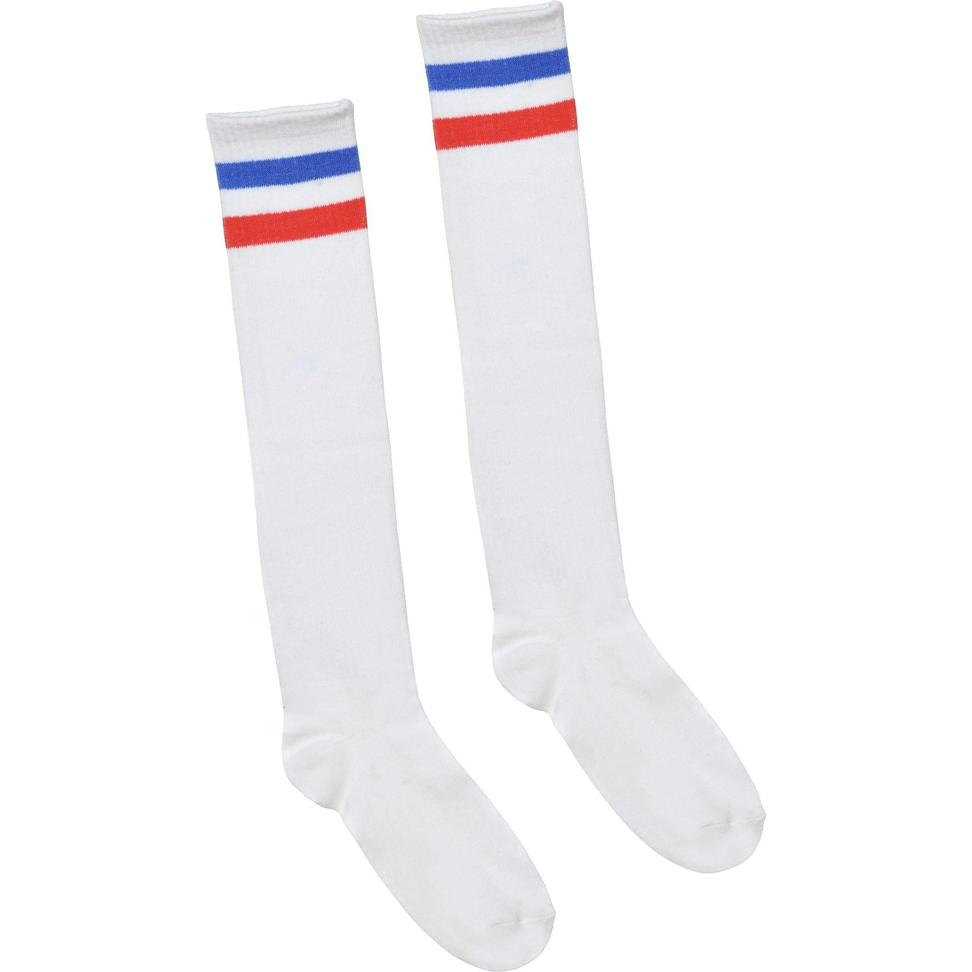 Stripe Athletic Knee-High Socks. Assorted Colors - Image 18
