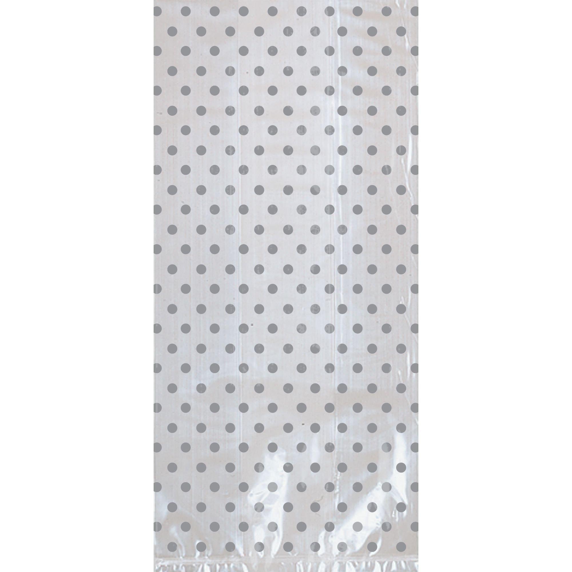 Polka Dot Treat Bags with Bows. 12ct. Assorted Colors - Image 12