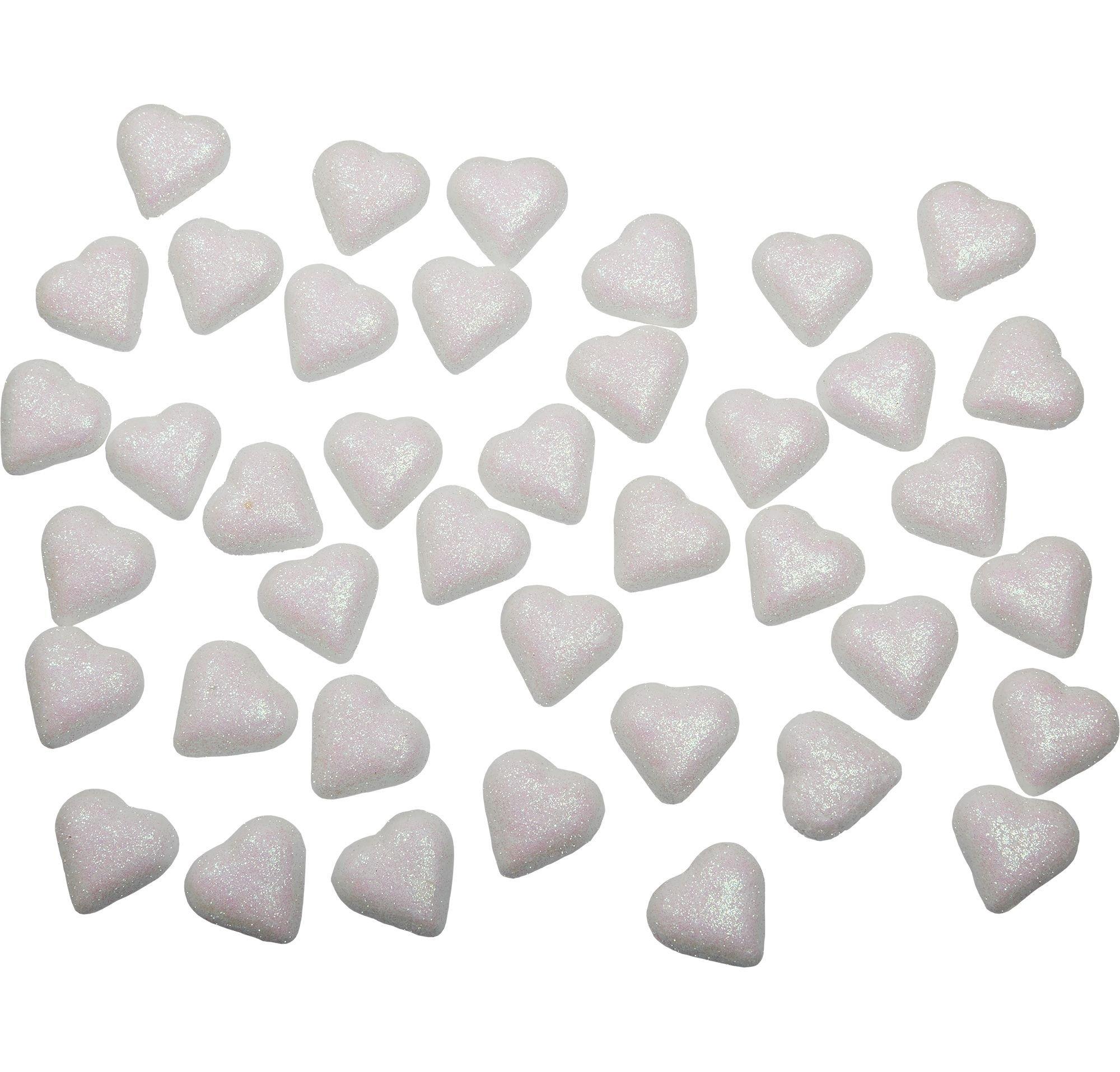 Glitter Hearts Table Scatter. 40ct. Assorted Colors - Image 4