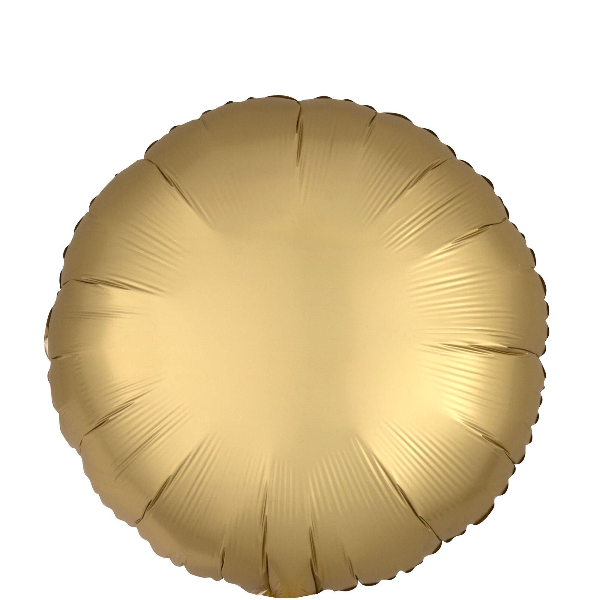 Satin Round Balloon. 17in. Assorted Colors