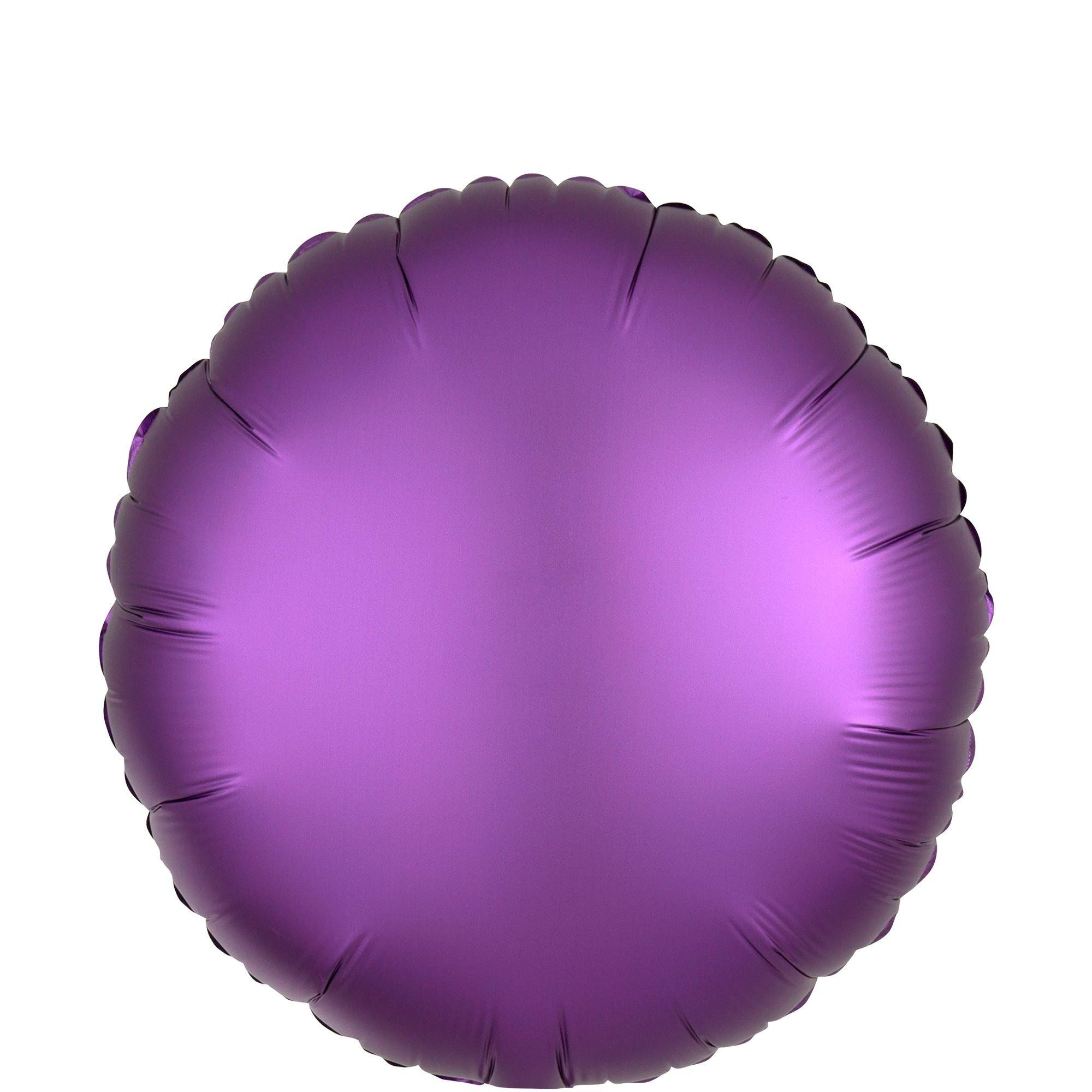 Satin Round Balloon. 17in. Assorted Colors - Image 7