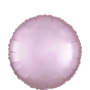 Satin Round Balloon. 17in. Assorted Colors