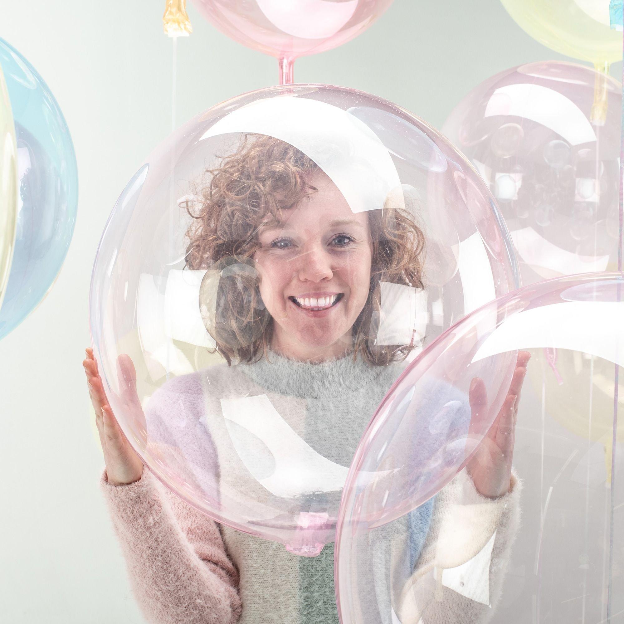 Clear Plastic Balloon. 18in - Crystal Clearz. Assorted Colors - Image 16