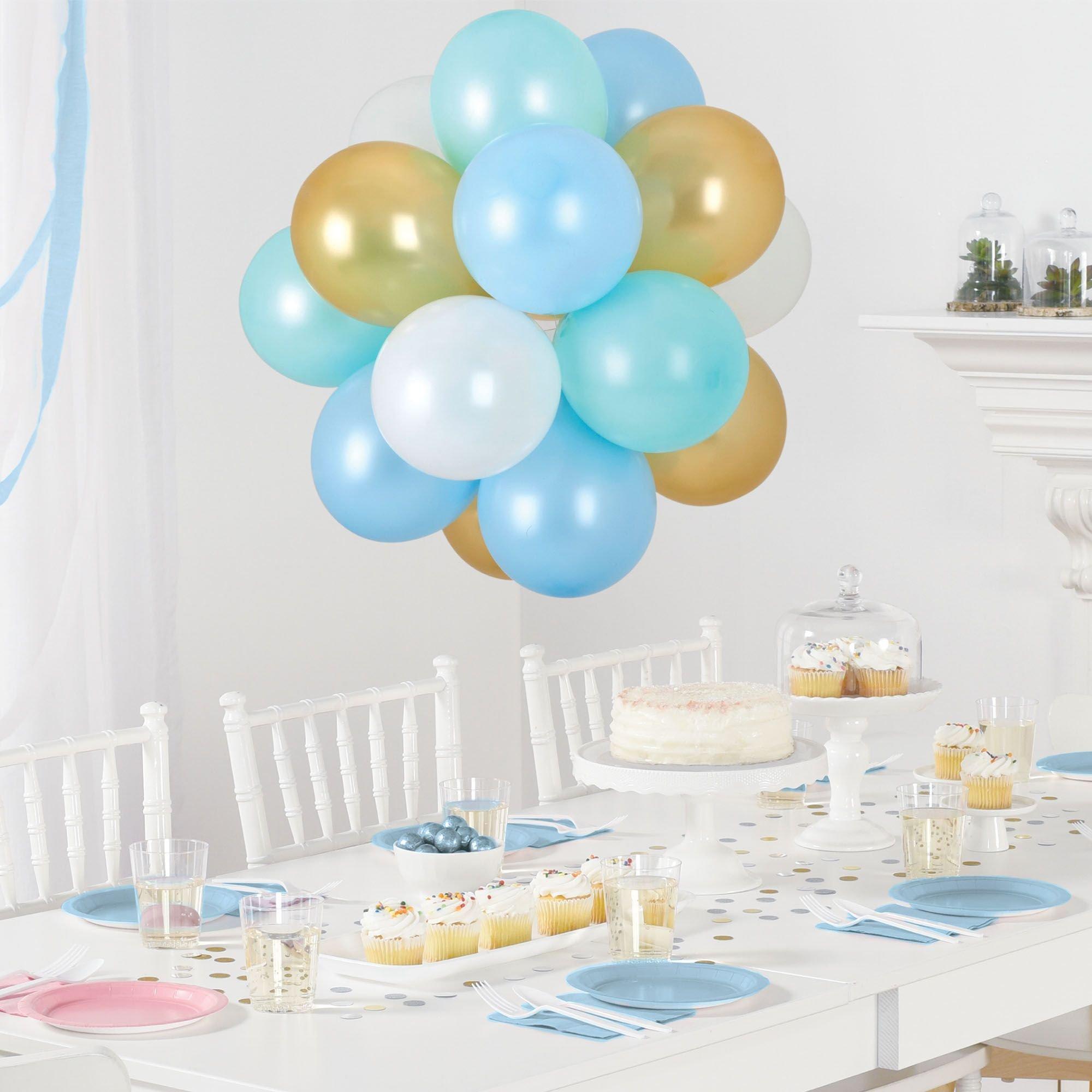 Air-Filled Latex Balloon Chandelier Sphere Kit. Assorted Colors - Image 23
