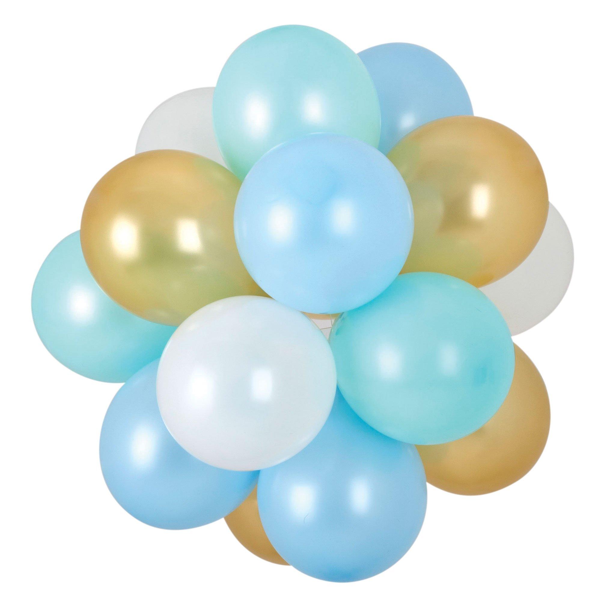 Air-Filled Latex Balloon Chandelier Sphere Kit. Assorted Colors - Image 26