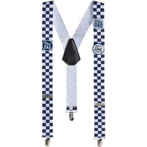 Checker Baby Shower Suspenders. Assorted Colors