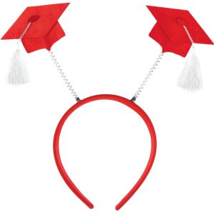 Graduation Cap Head Bopper. Assorted Colors