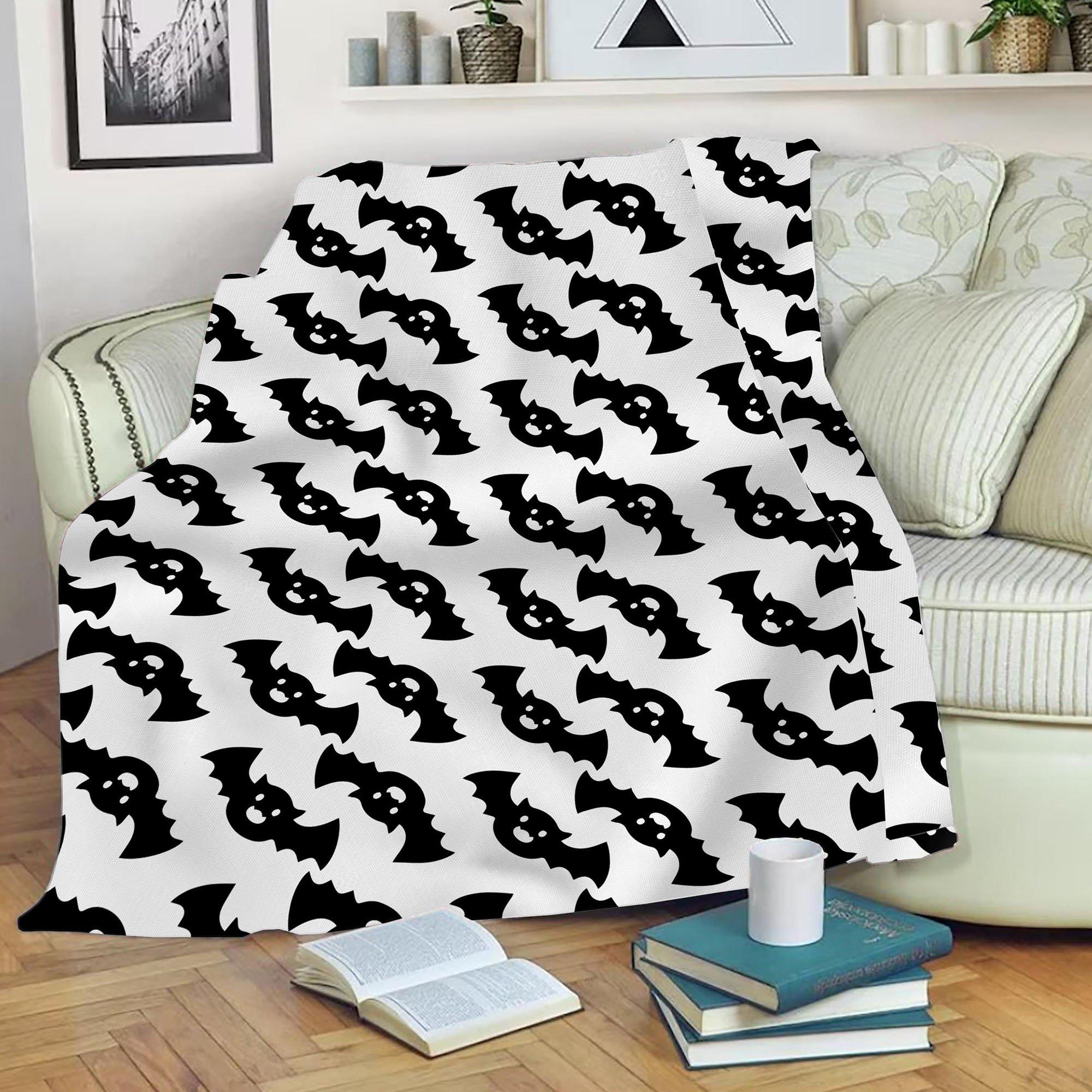 Halloween Fleece Blanket. 60in x 50in. Assorted Colors - Image 2
