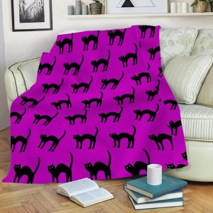 Halloween Fleece Blanket. 60in x 50in. Assorted Colors