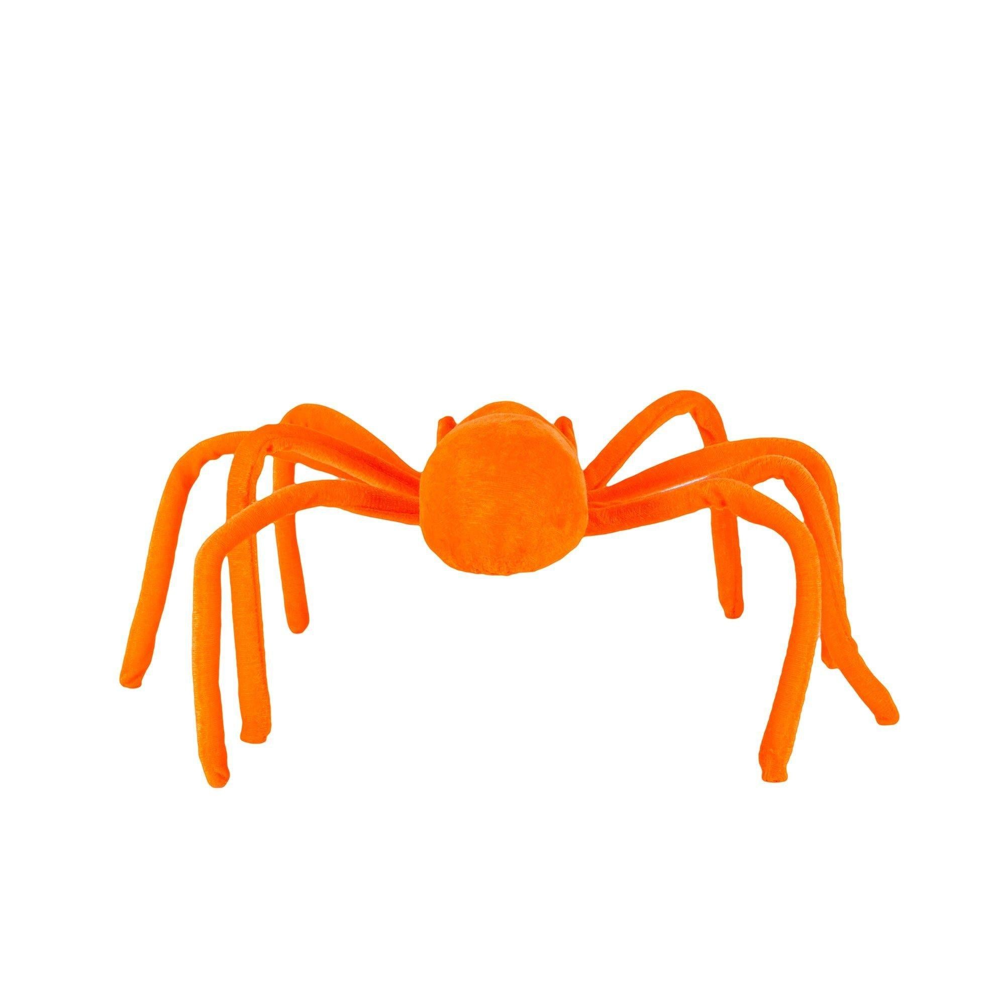 Neon Black Light Reactive Fabric Spider. 22.8in. Assorted Colors - Image 9