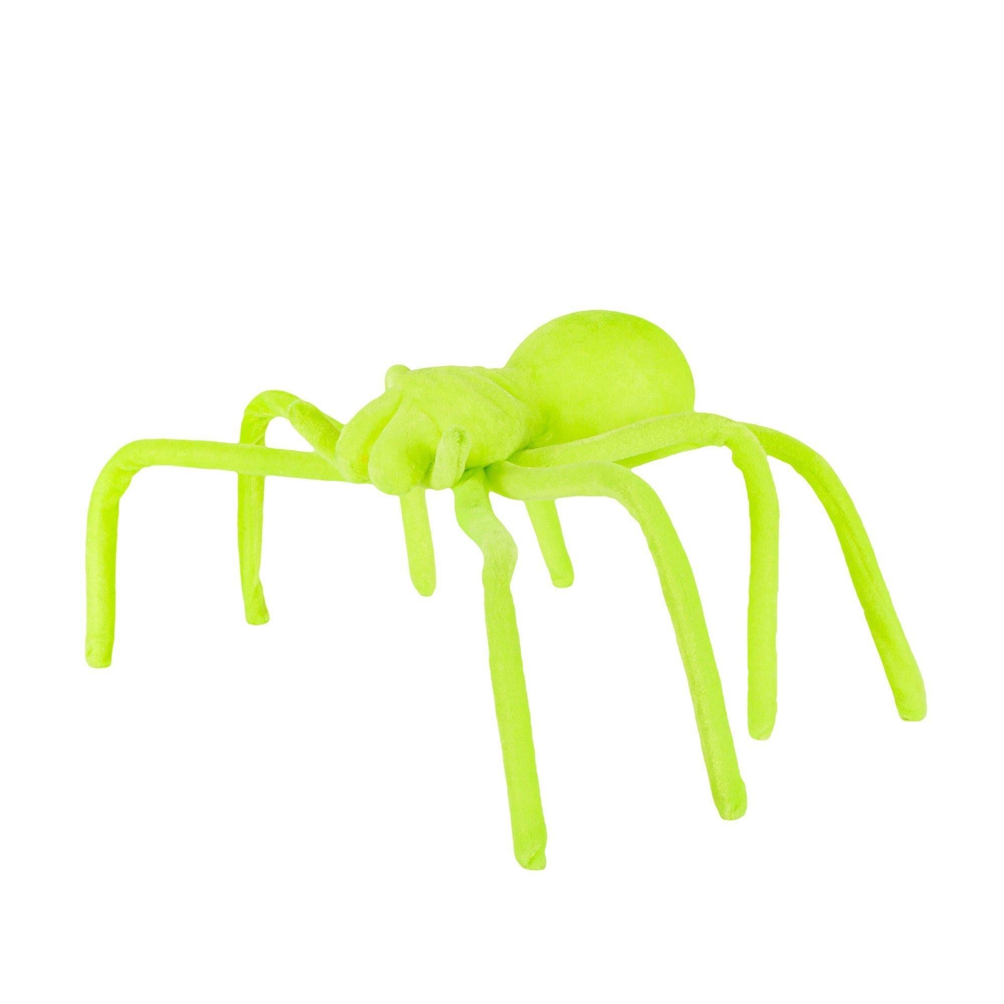 Neon Black Light Reactive Fabric Spider. 22.8in. Assorted Colors - Image 12