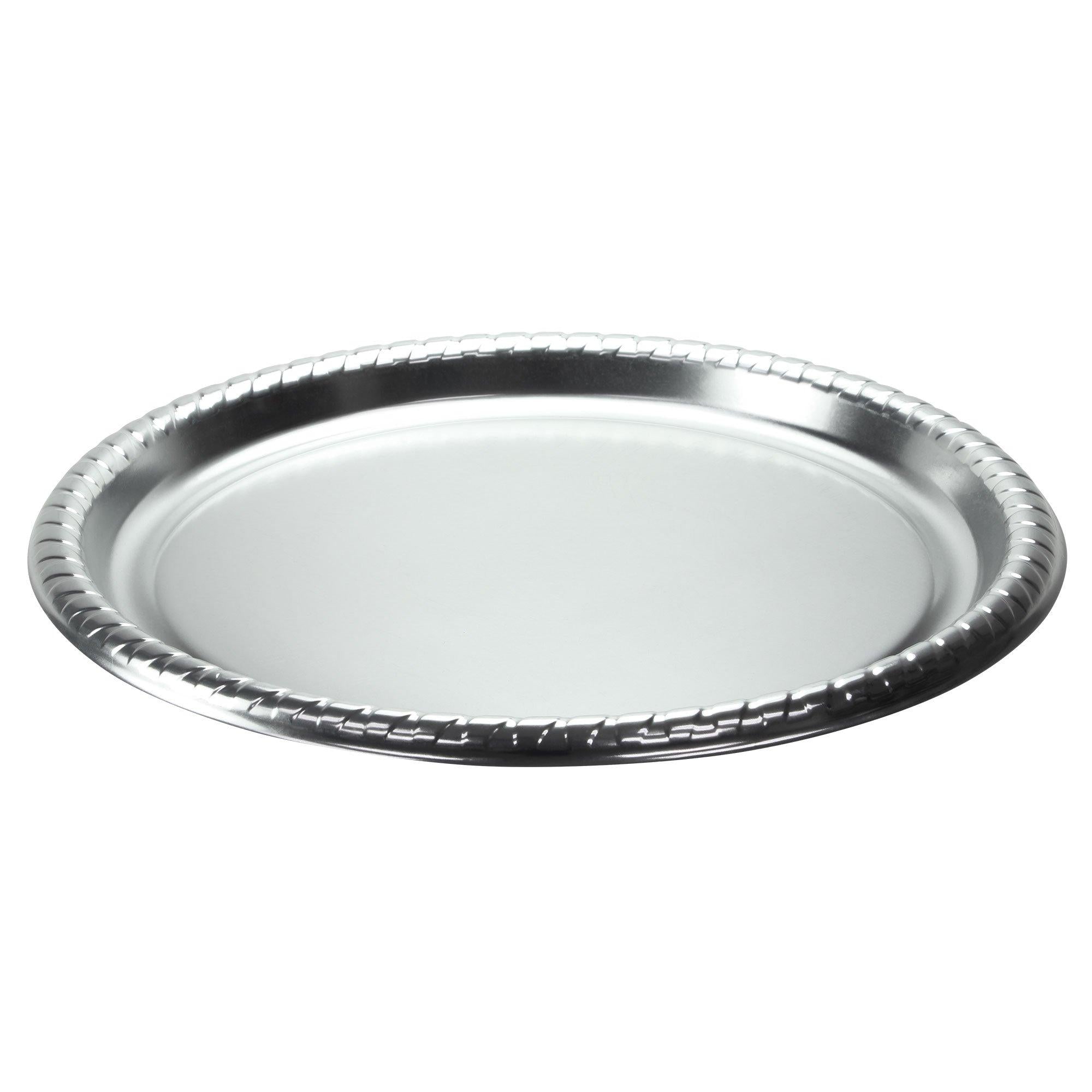 Round Plastic Tray. 15.5in. 3ct. Assorted Colors - Image 3