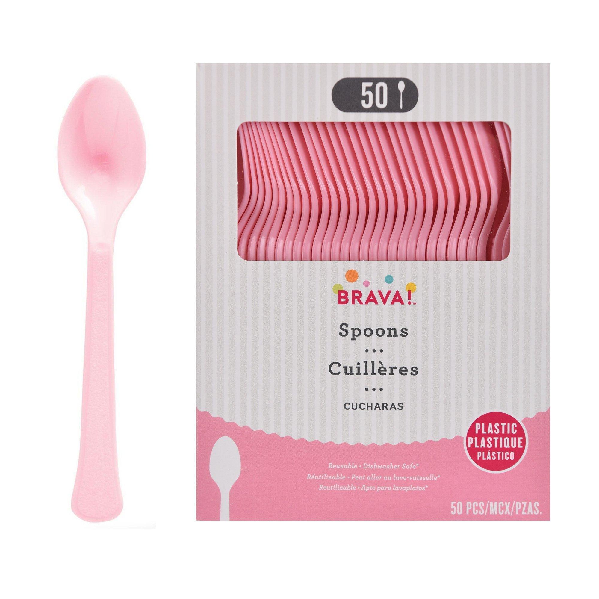 Plastic Spoons. Assorted Colors - Image 11