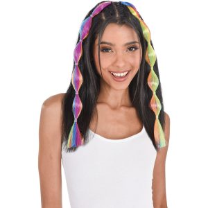 Bubble Braid Hair Extensions. 2pc. Assorted Colors