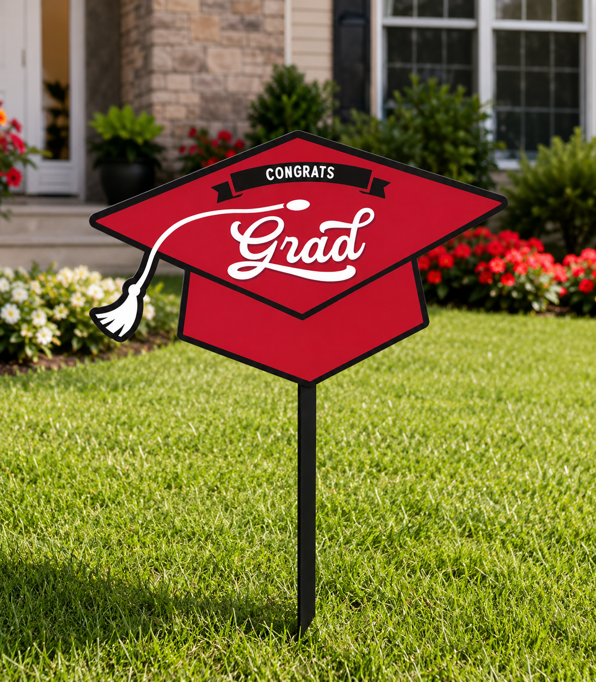 School Spirit Yard Sign. 13.25in x 20in. Assorted Colors