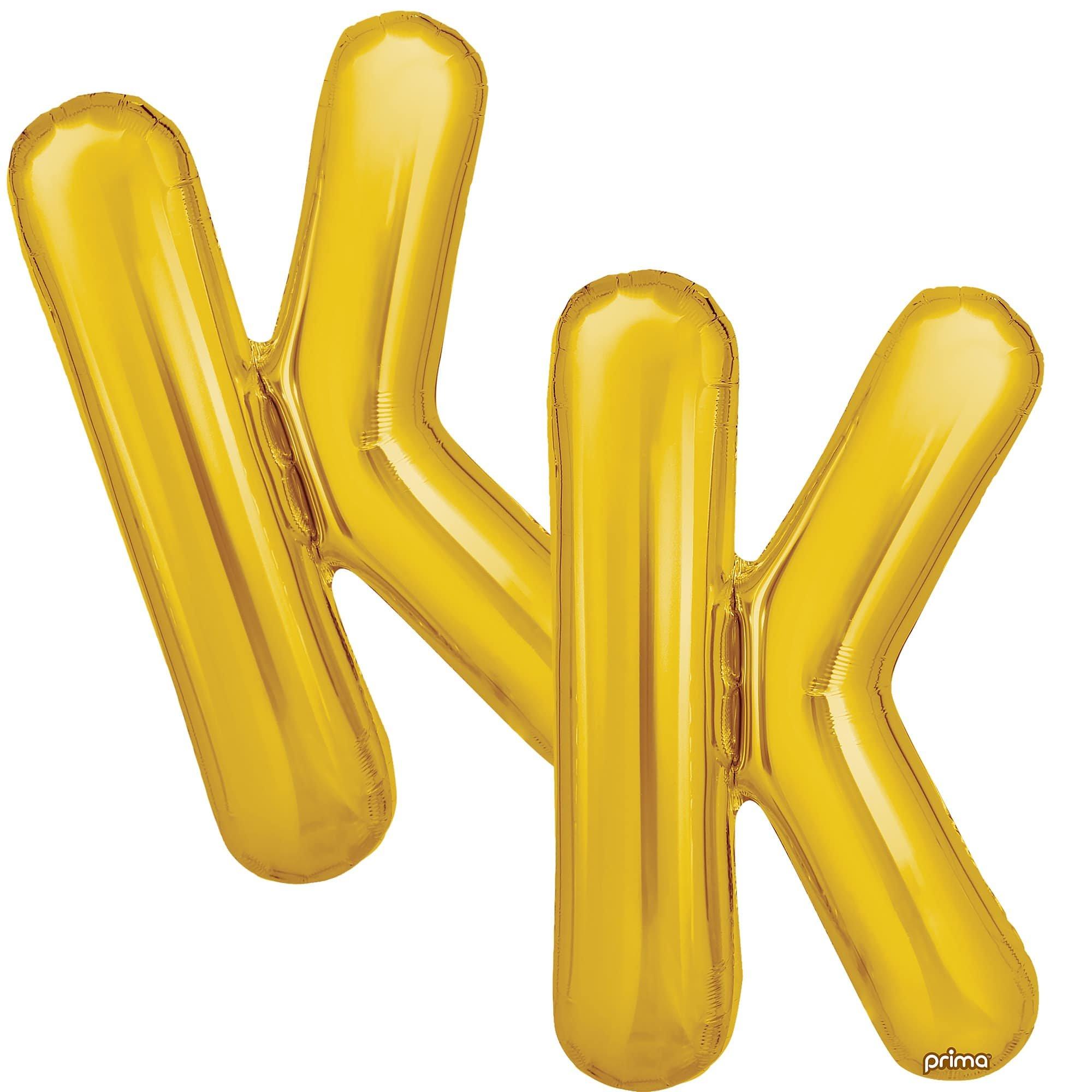 16in Air-Filled Letter (A-Z) Balloons. 2ct. Assorted Colors - Image 12