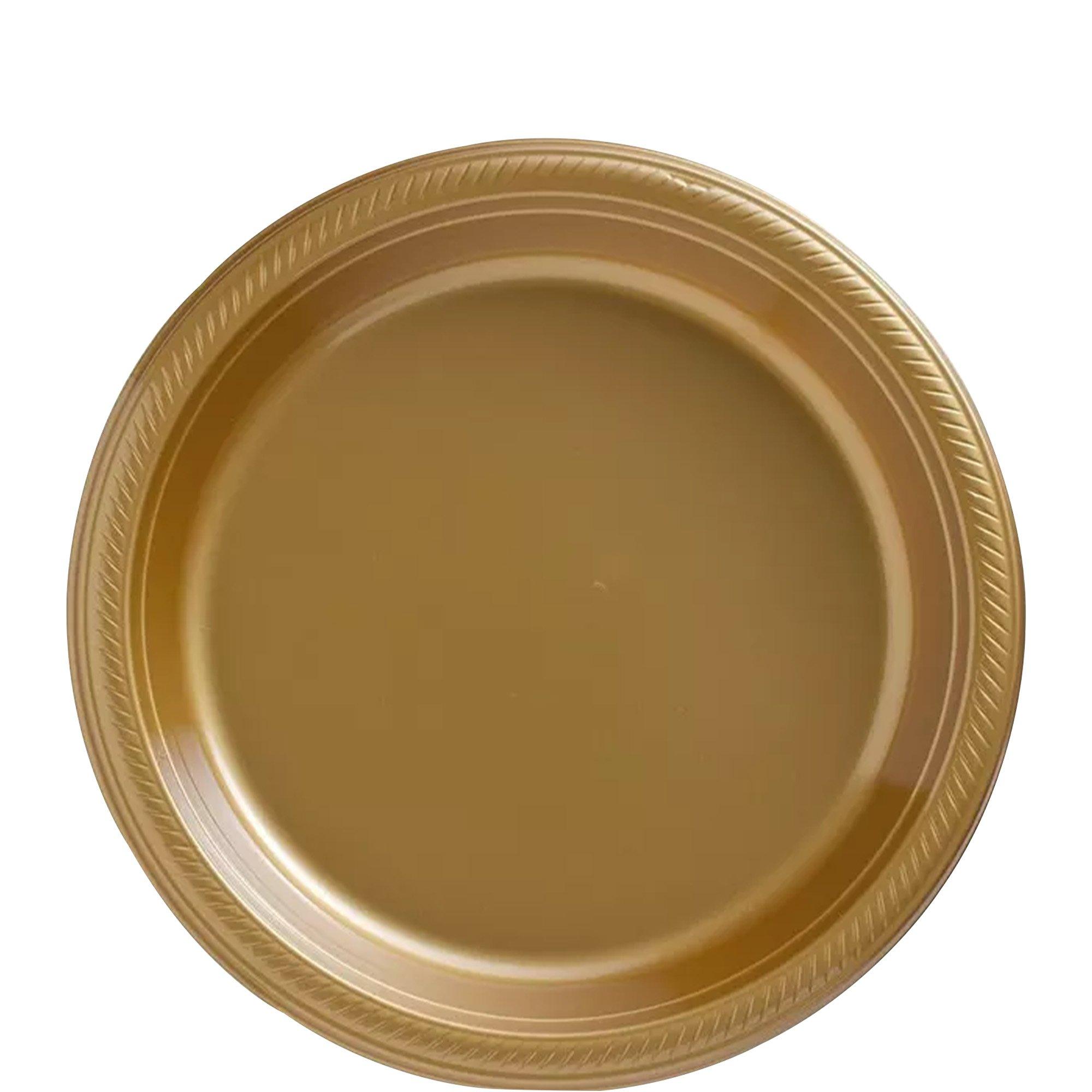 Plastic Dessert Plates. 7in. Assorted Colors. Multiple Counts - Image 17