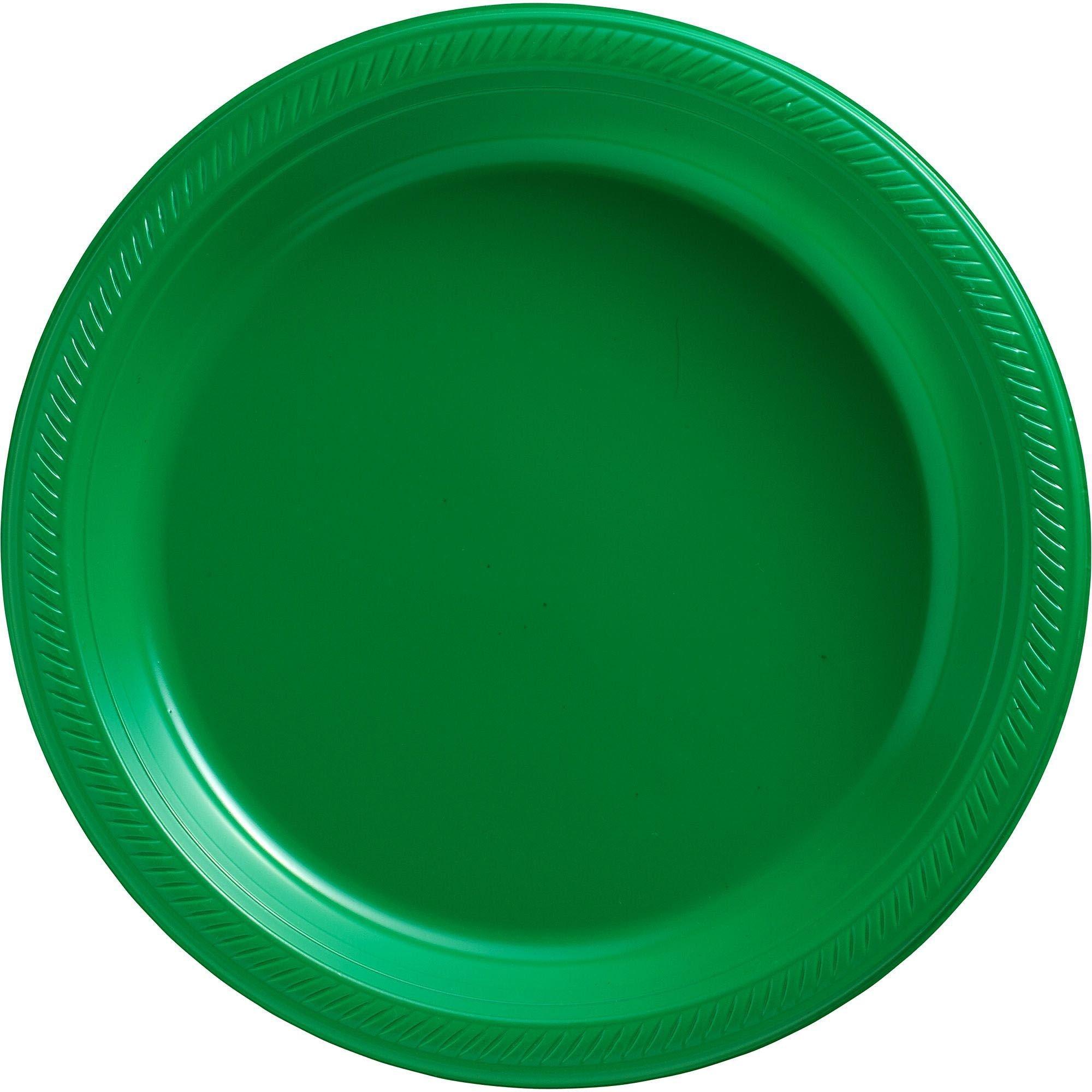 Plastic Dinner Plates. 10.25in. Assorted Colors. Multiple Counts - Image 21