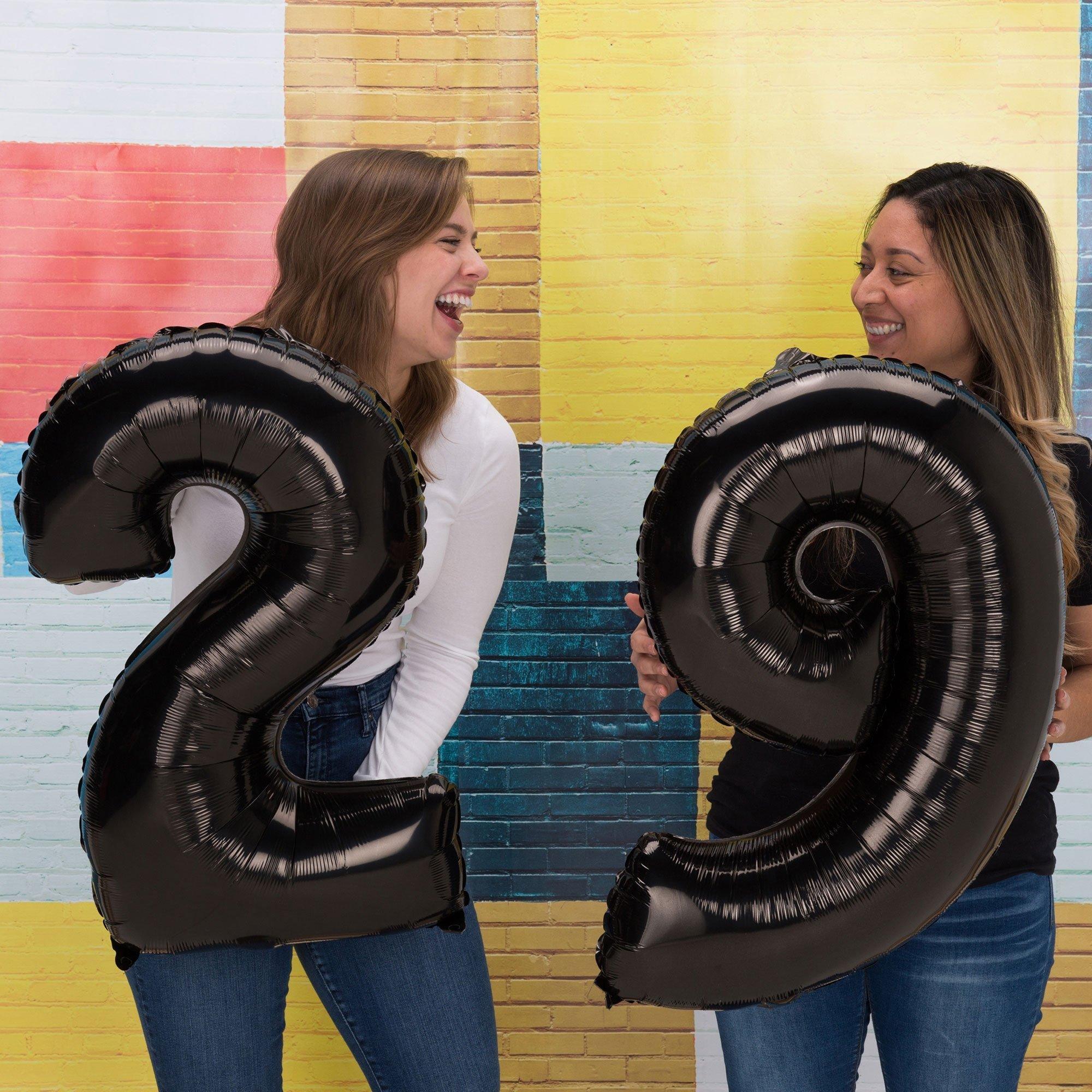 34in Number (0-9) Balloon. Assorted Colors - Image 7