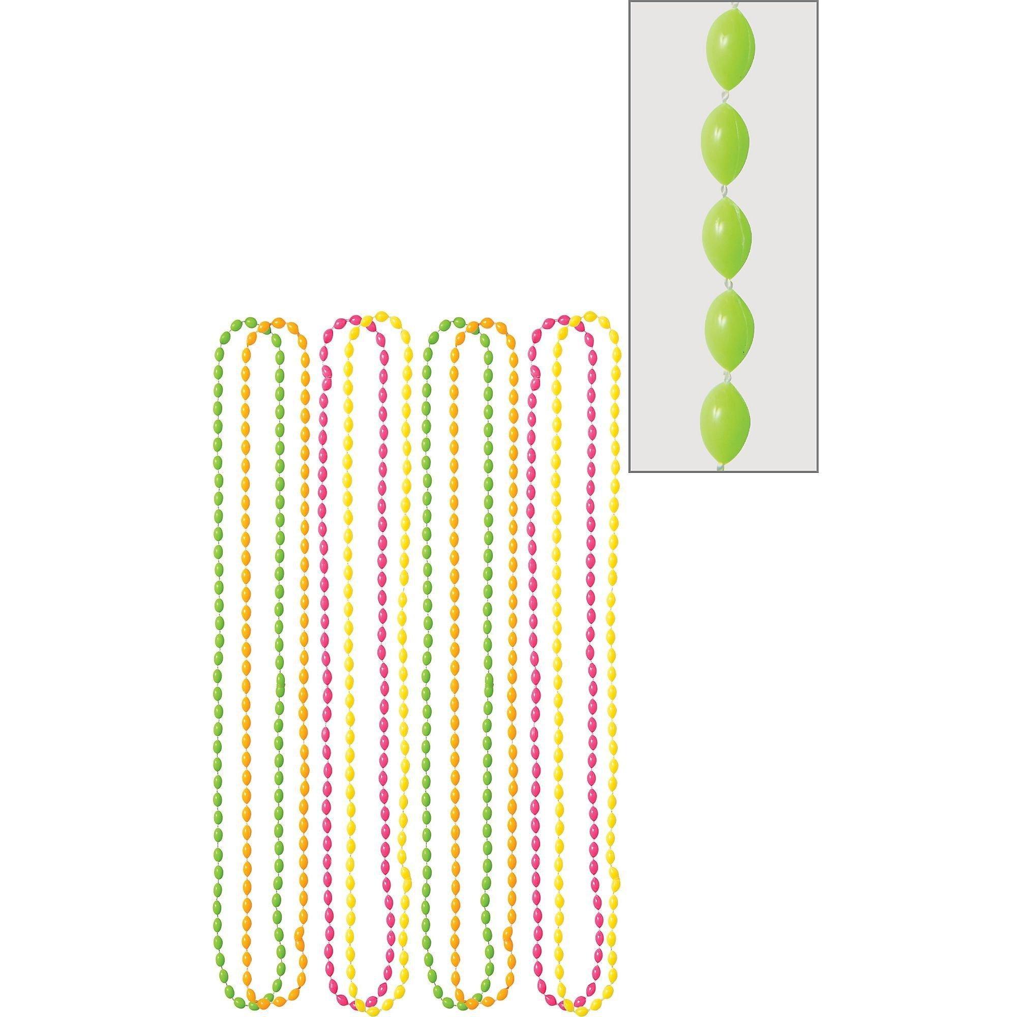 Metallic Bead Necklaces. Assorted Colors. Multiple Counts - Image 12