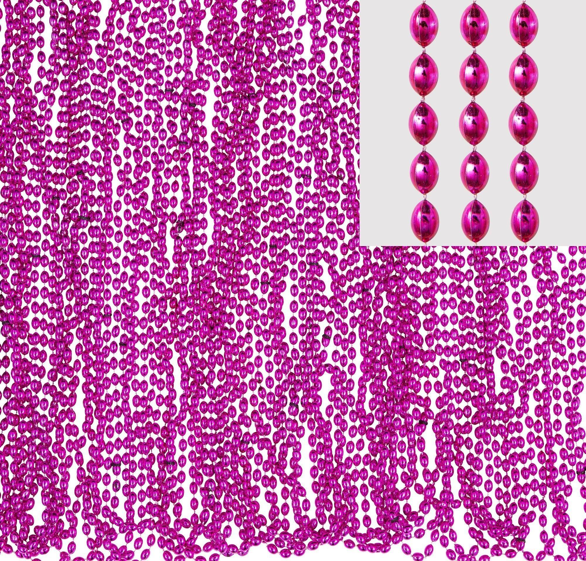 Metallic Bead Necklaces. Assorted Colors. Multiple Counts
