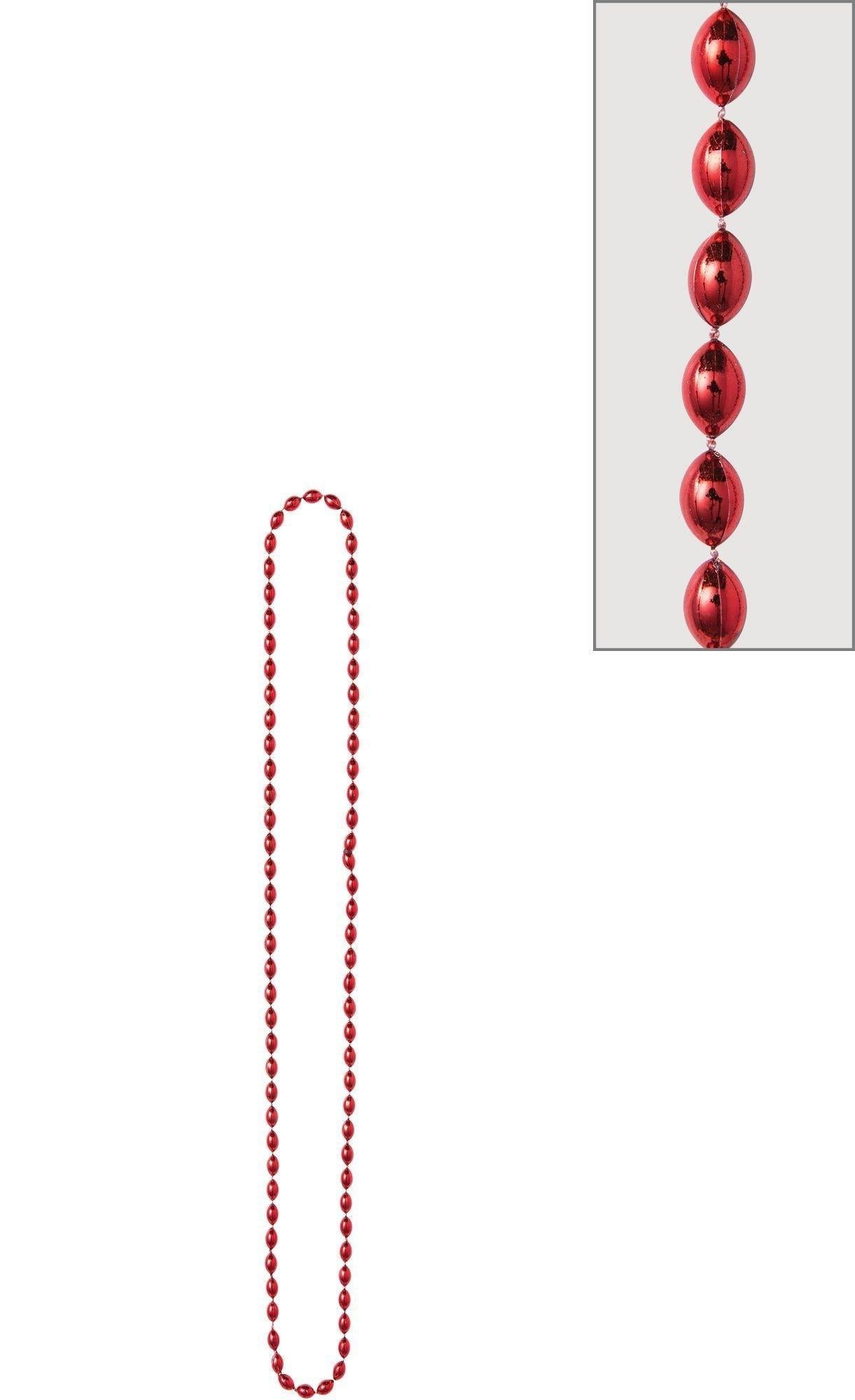 Metallic Bead Necklaces. Assorted Colors. Multiple Counts - Image 24